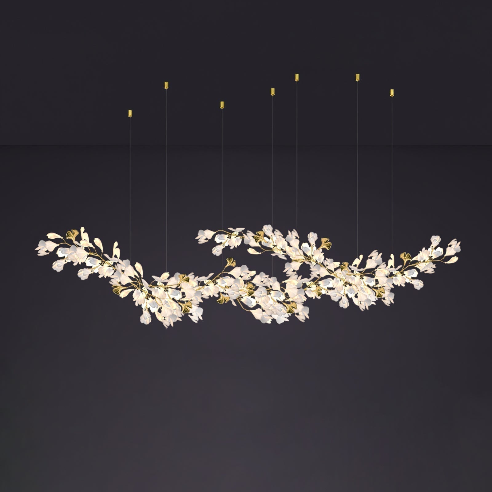 Ilvyniel Gingko Chandelier - Letslighting