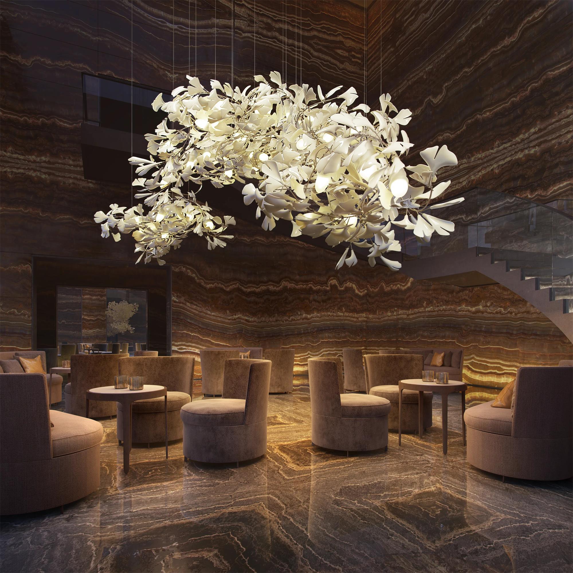Elysia Floral Canopy Chandelier - Letslighting
