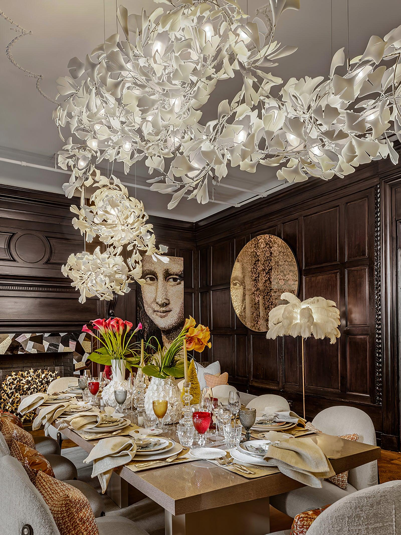 Elysia Floral Canopy Chandelier - Letslighting