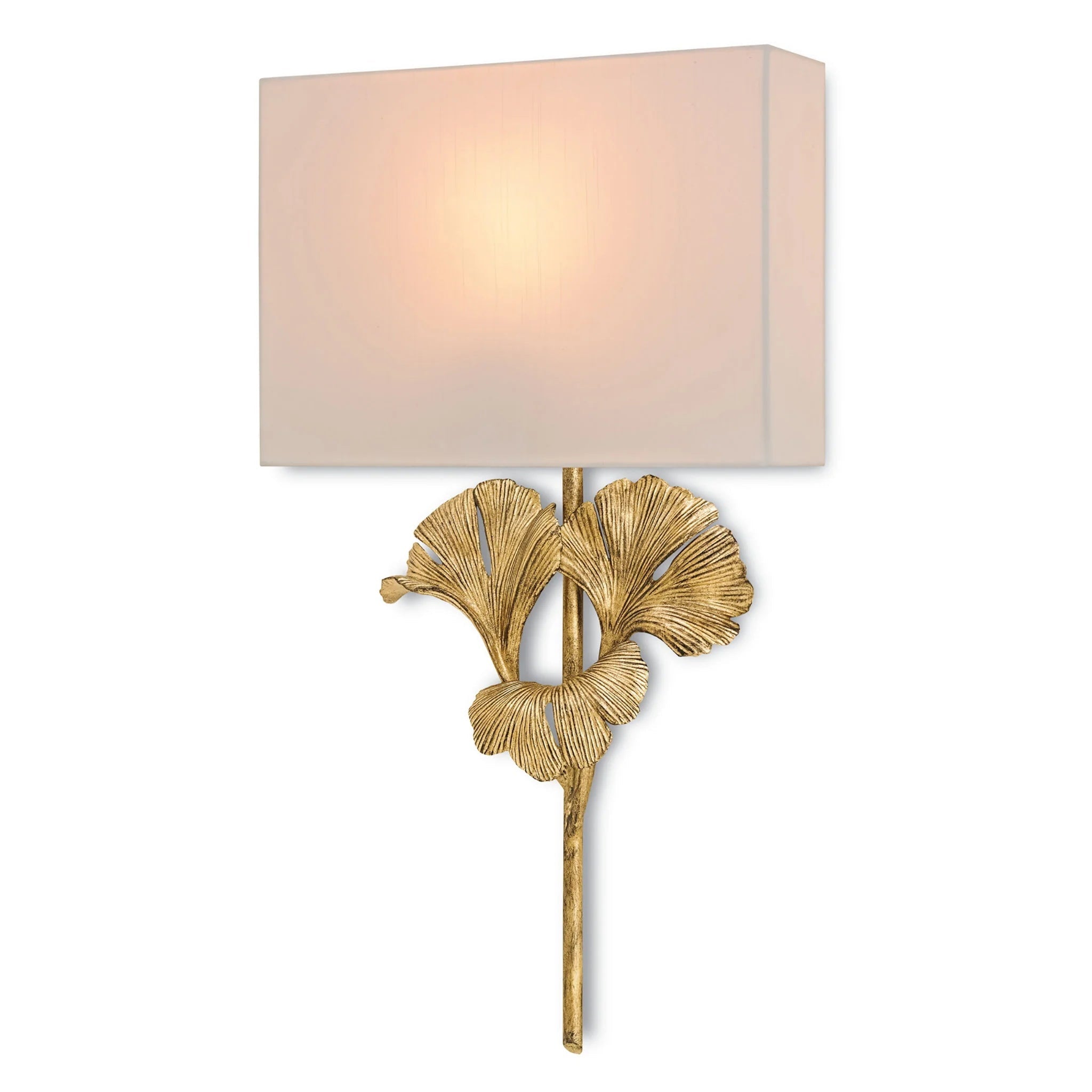 Silva Lámpara de Pared Hoja de Ginkgo