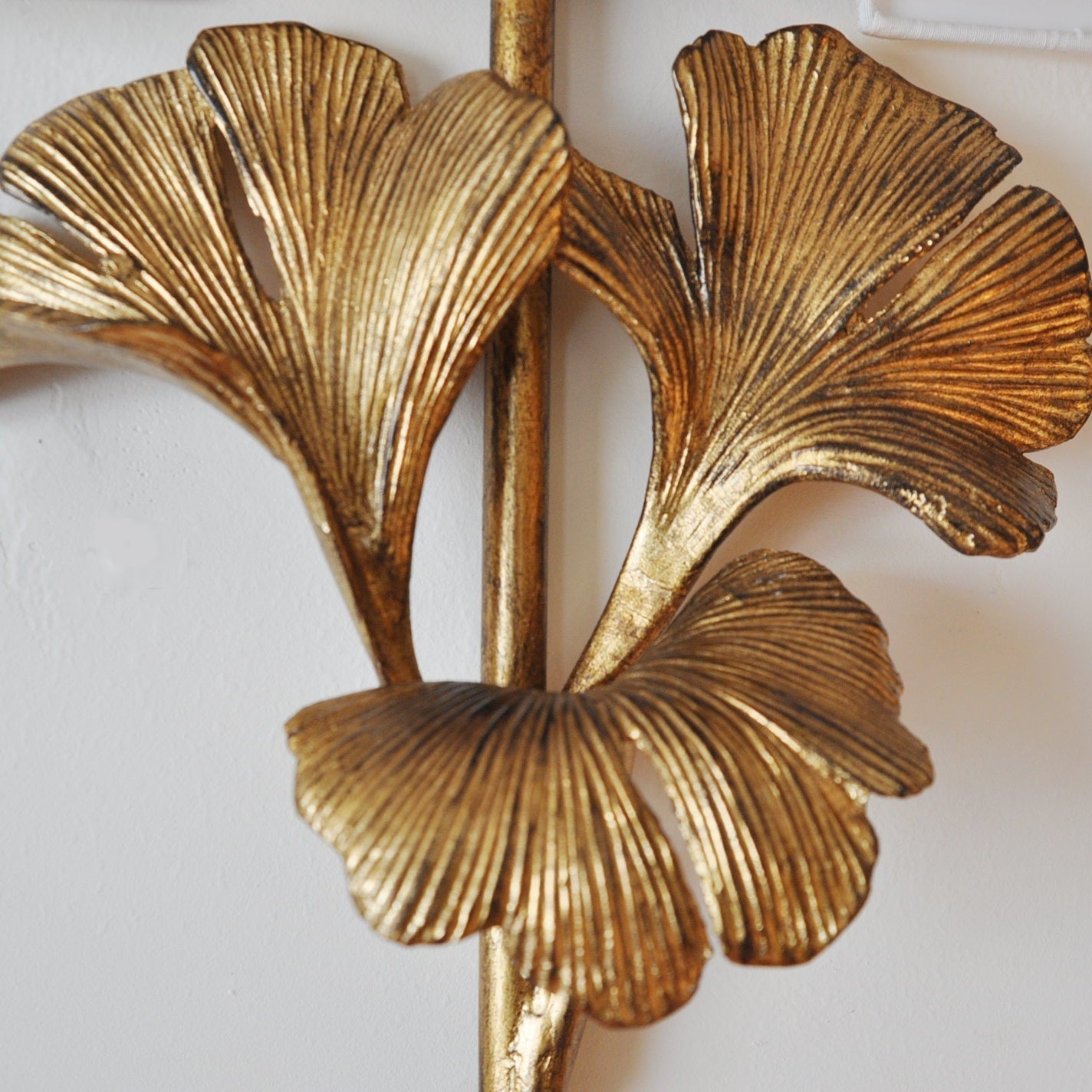 Silva Lámpara de Pared Hoja de Ginkgo