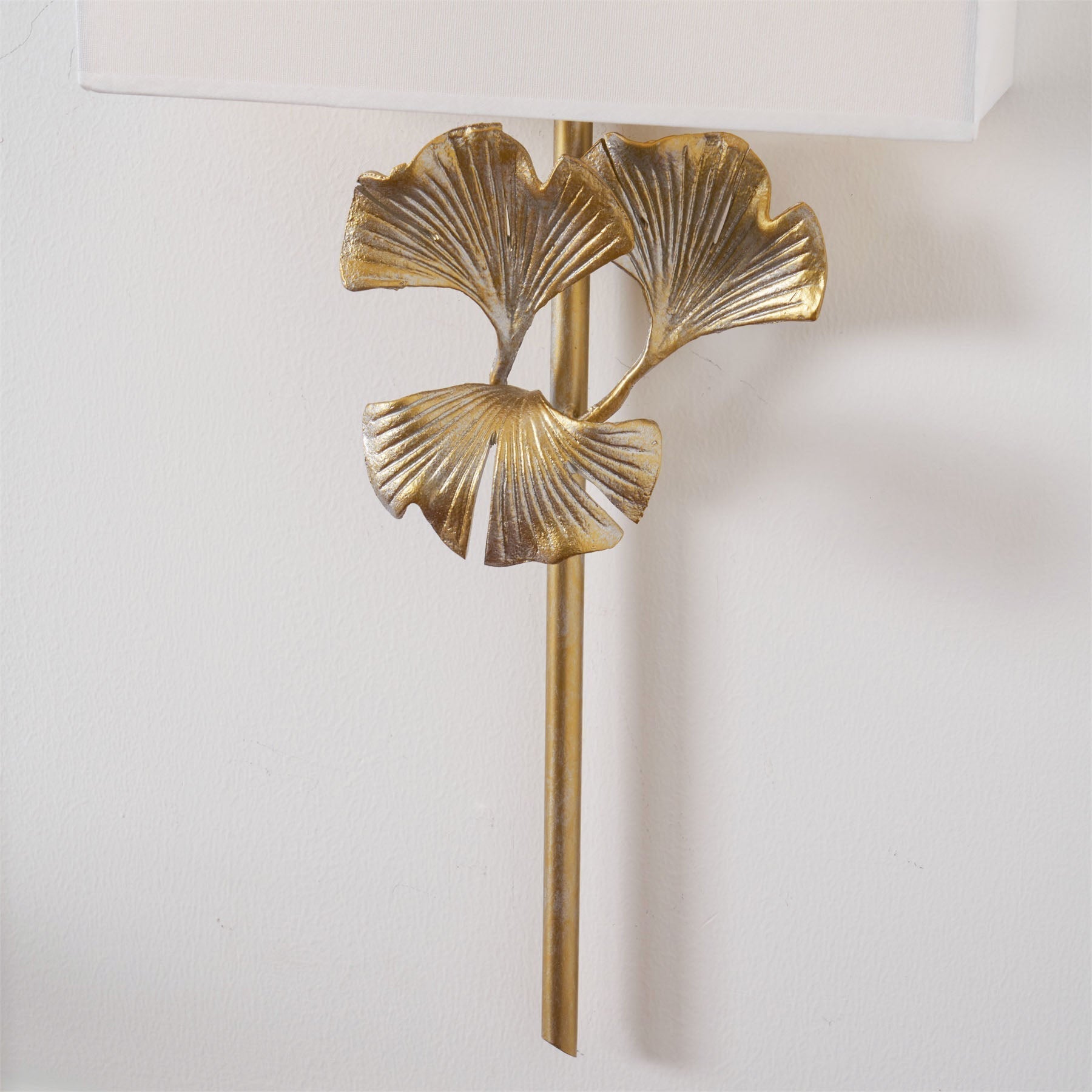 Silva Lámpara de Pared Hoja de Ginkgo