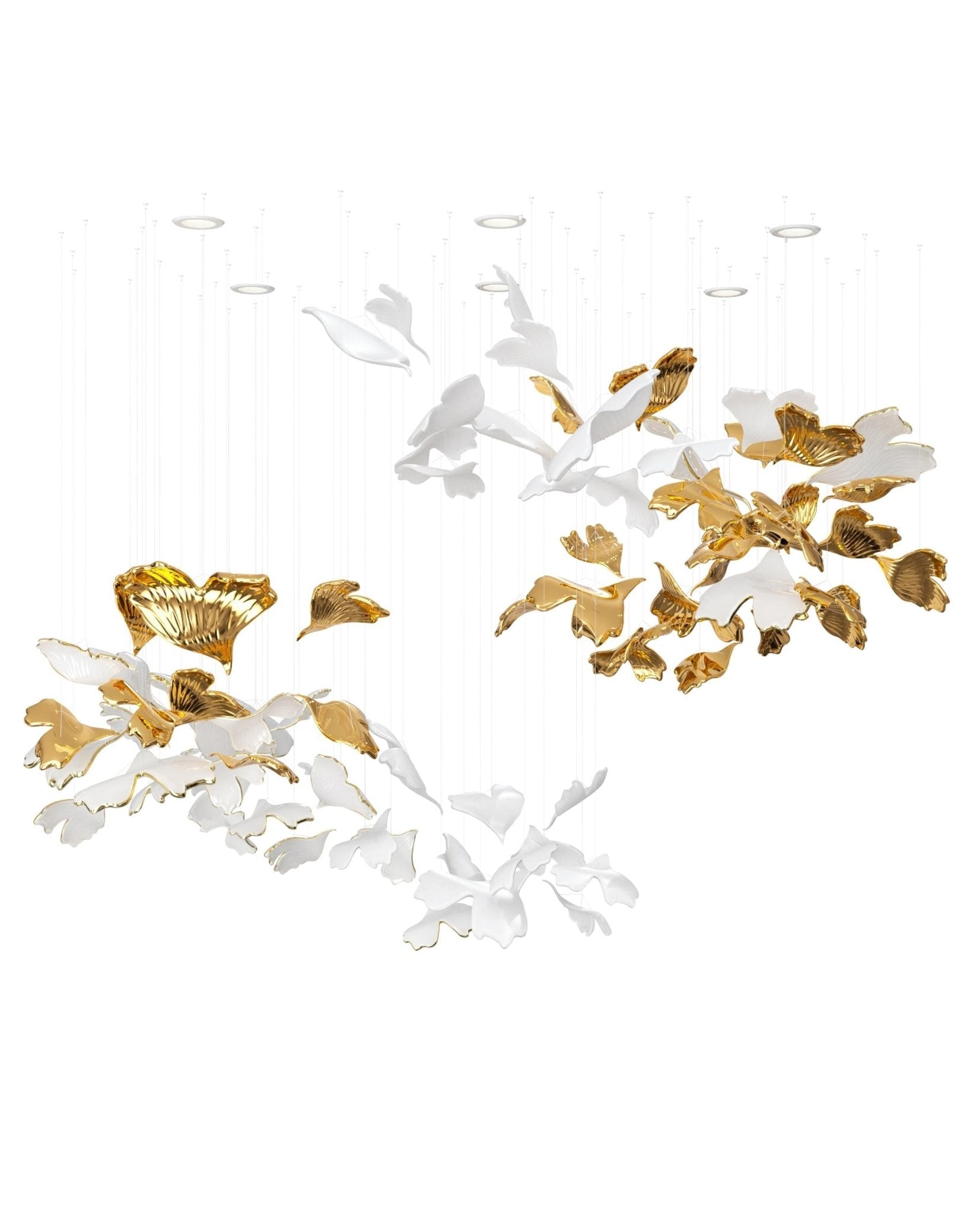 Ucareth Metal Leaf Pendant Light - Letslighting