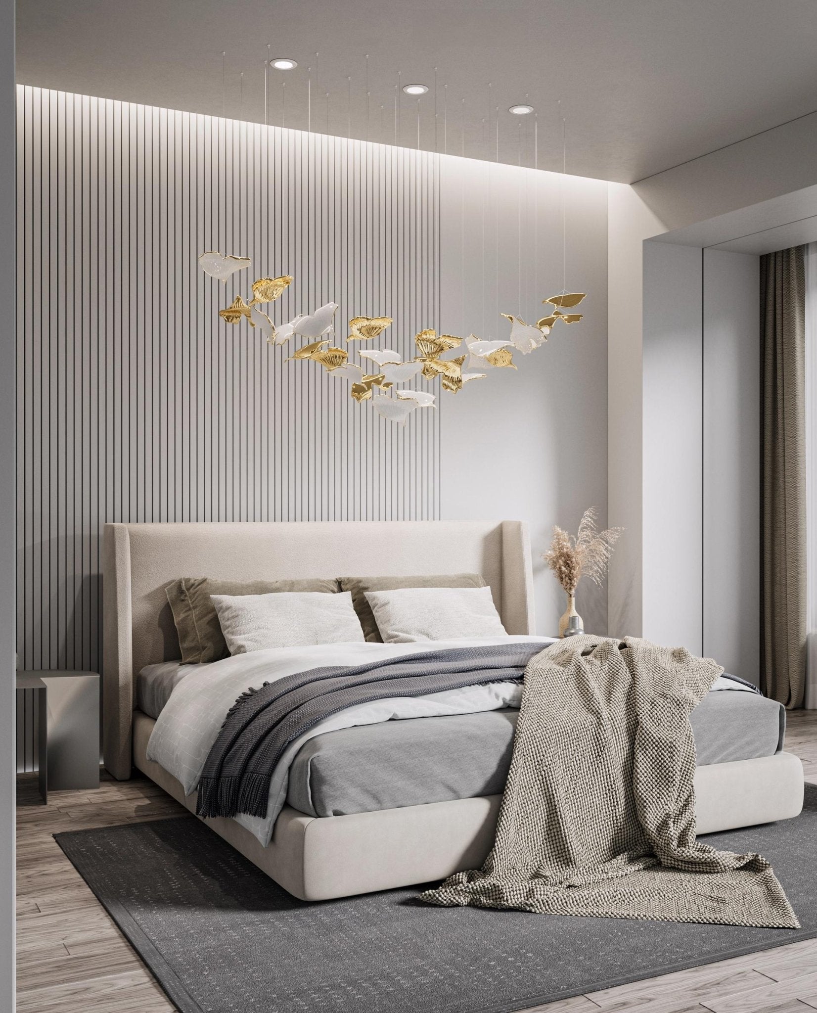 Ucareth Metal Leaf Pendant Light - Letslighting