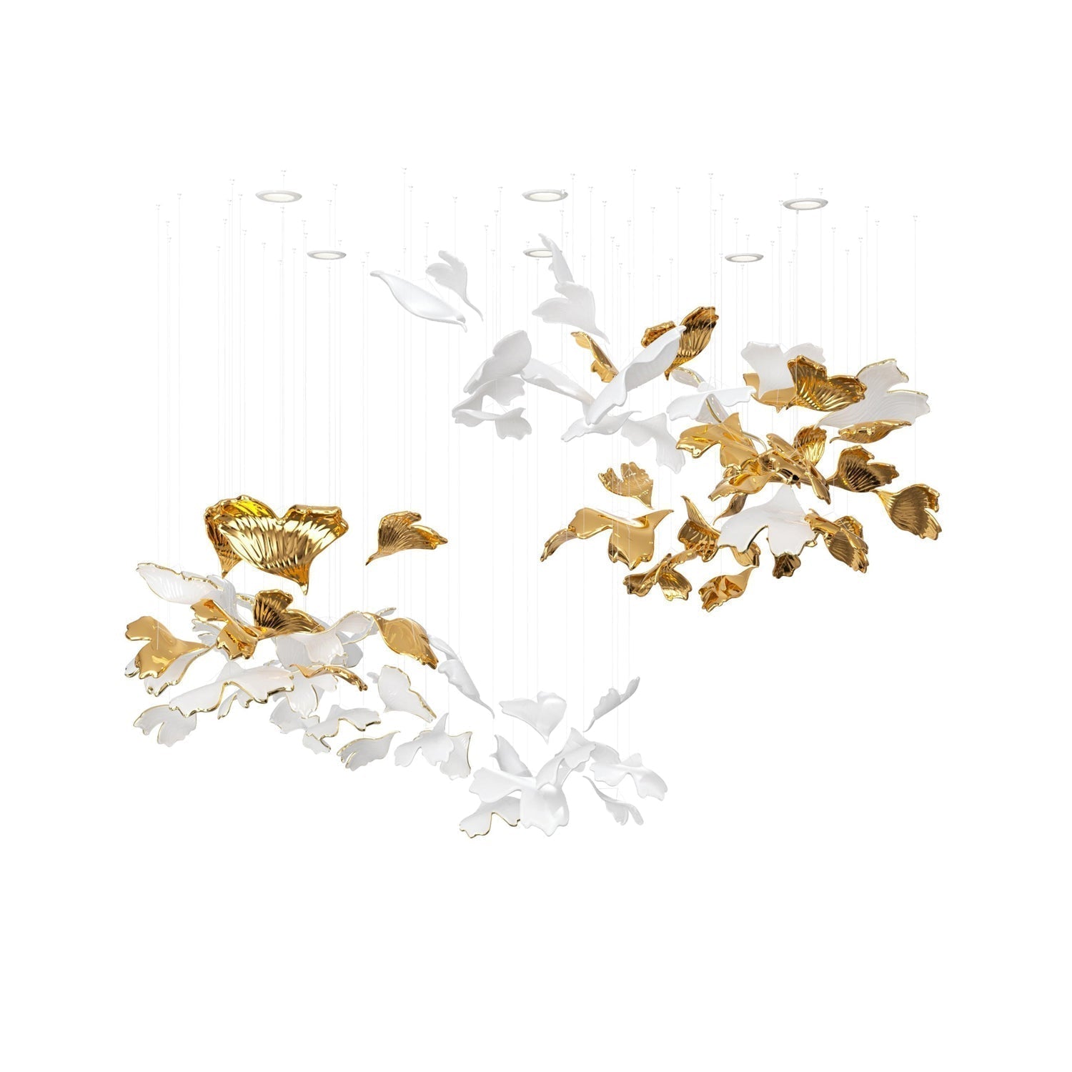 Ucareth Metal Leaf Pendant Light - Letslighting