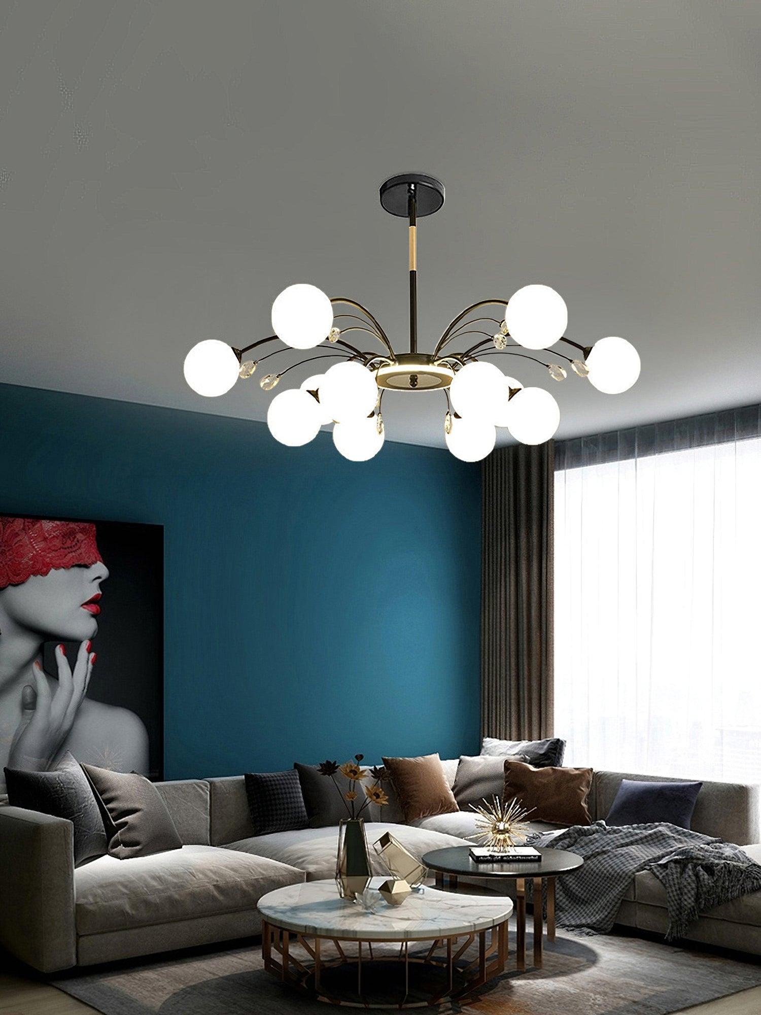 Glamorous Glass Raindrop Chandeliers - Letslighting