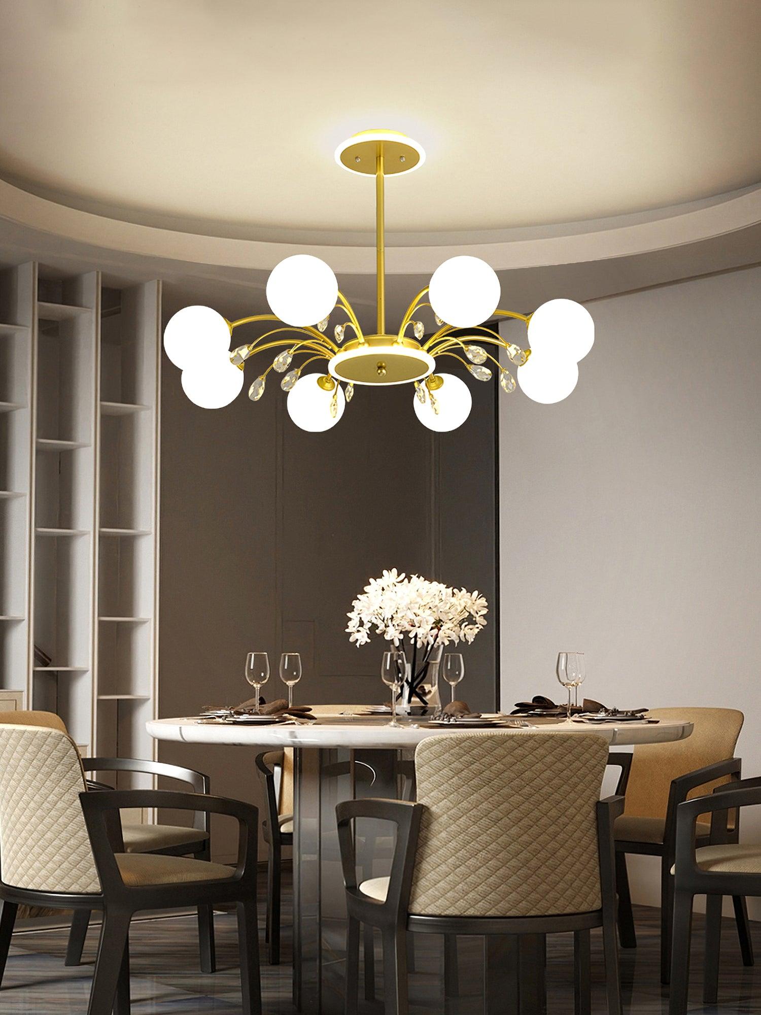Glamorous Glass Raindrop Chandeliers - Letslighting