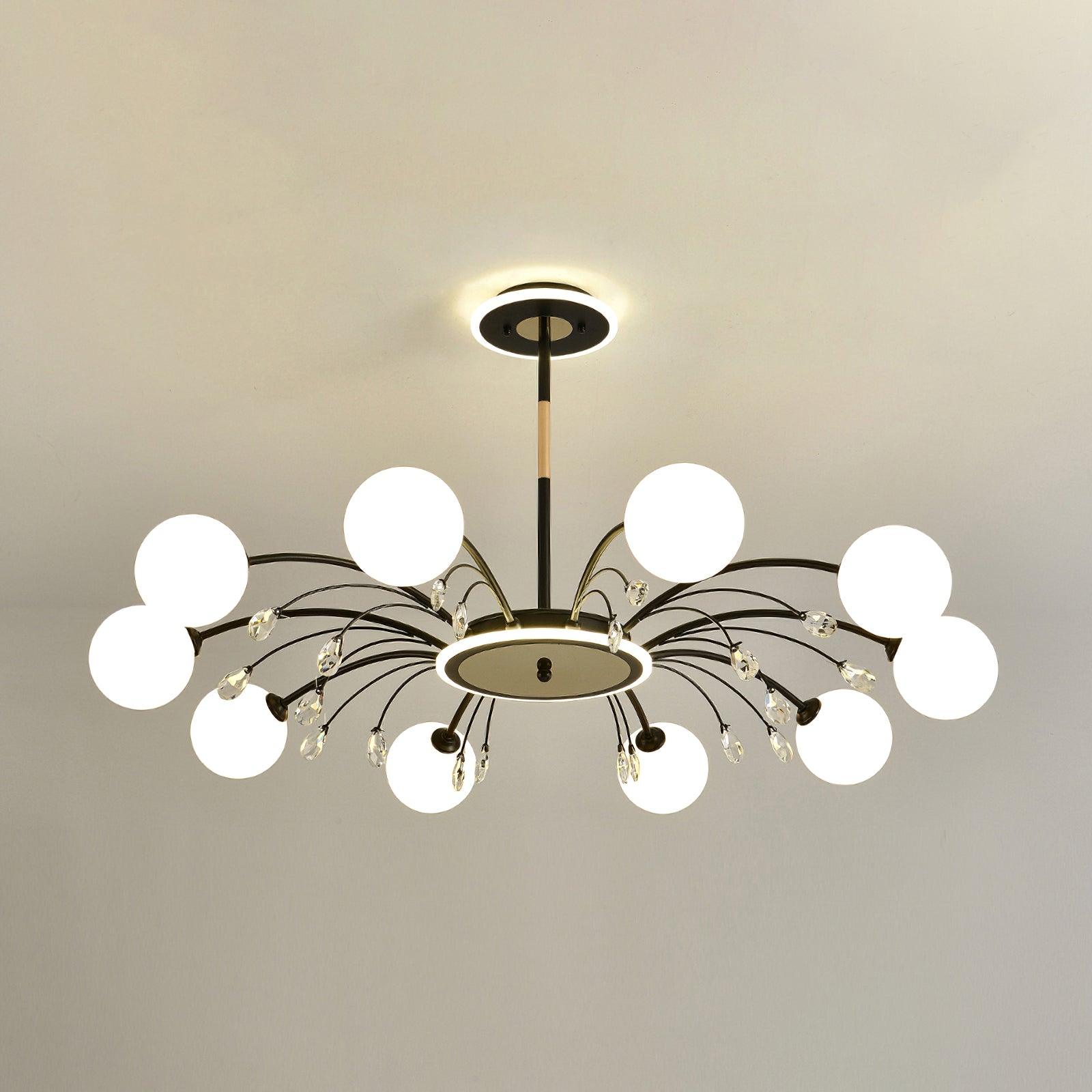 Glamorous Glass Raindrop Chandeliers - Letslighting