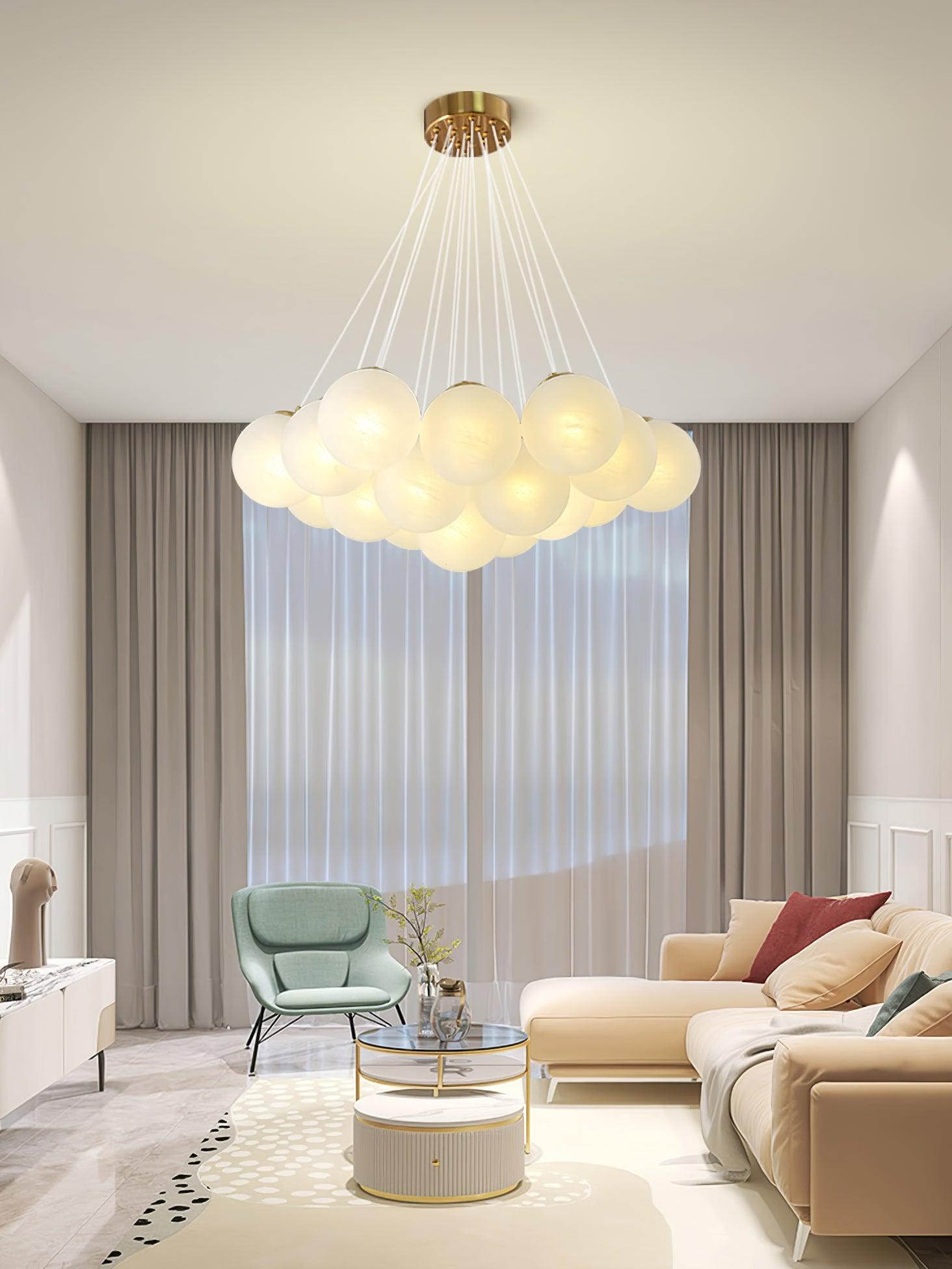 Glass Cluster Chandelier - Letslighting