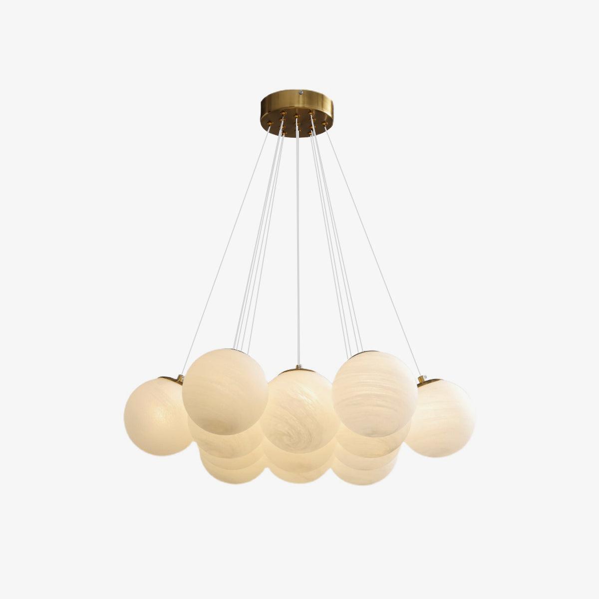 Glass Cluster Chandelier - Letslighting