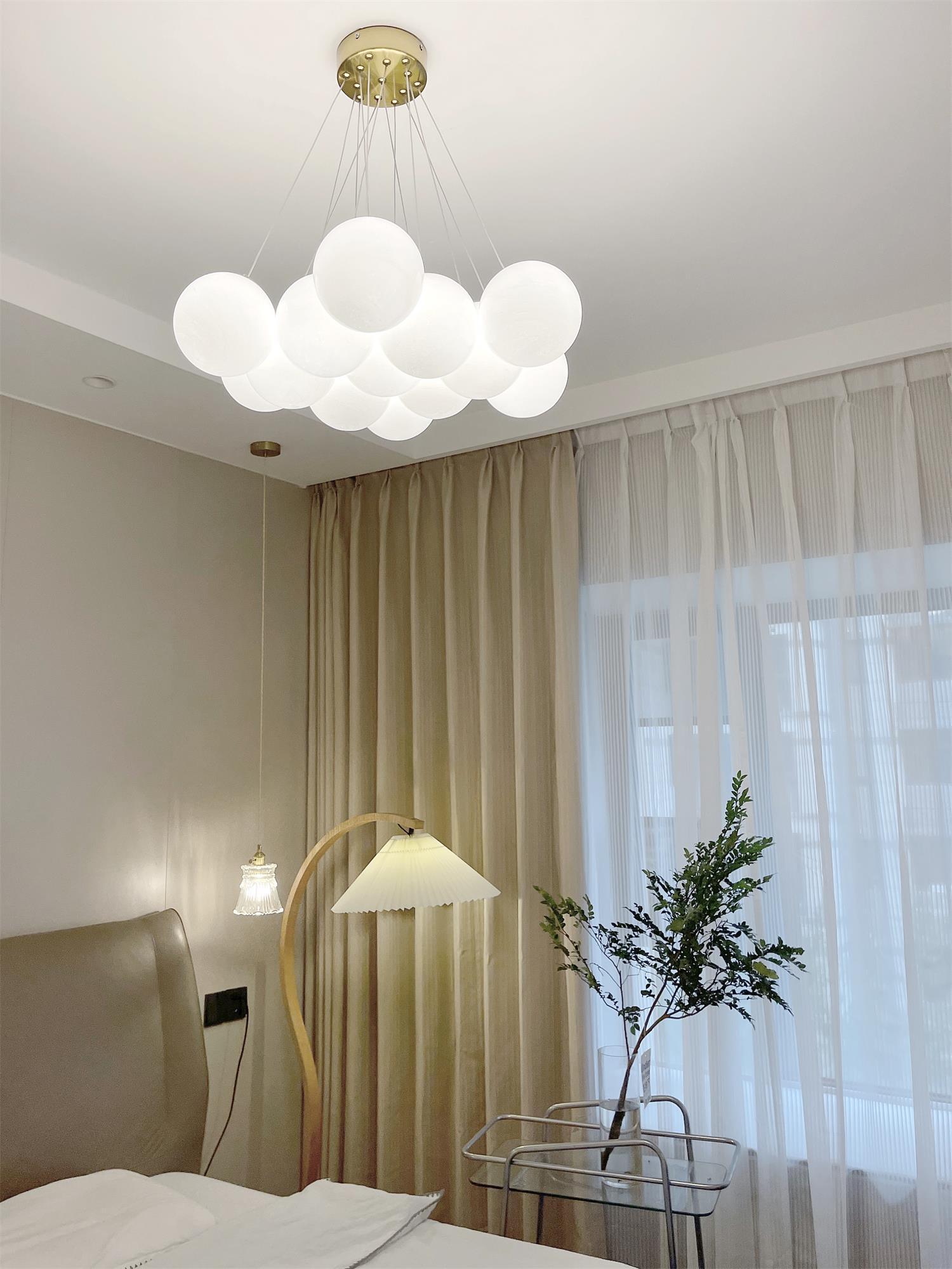 Glass Cluster Chandelier - Letslighting