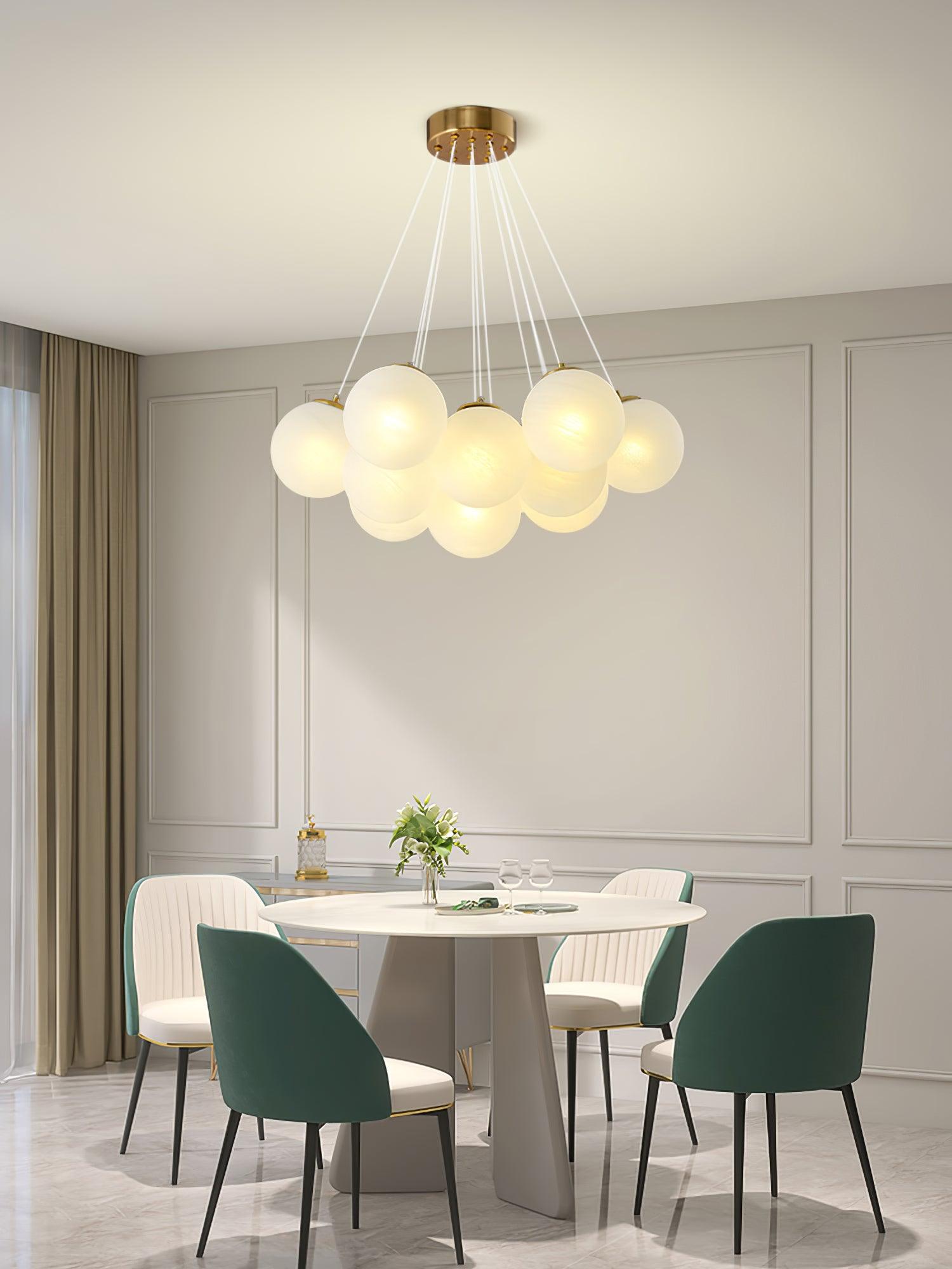 Glass Cluster Chandelier - Letslighting