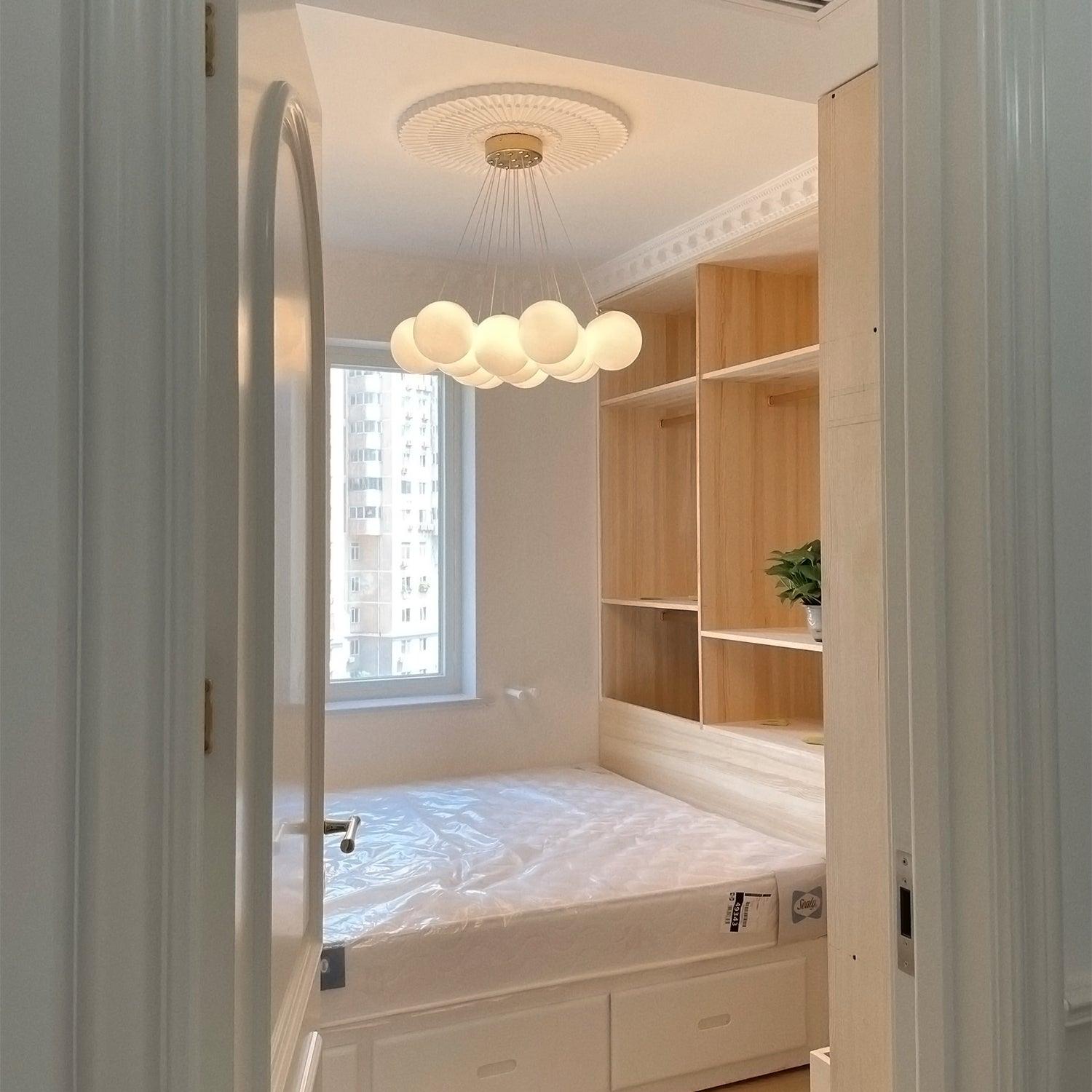 Glass Cluster Chandelier - Letslighting