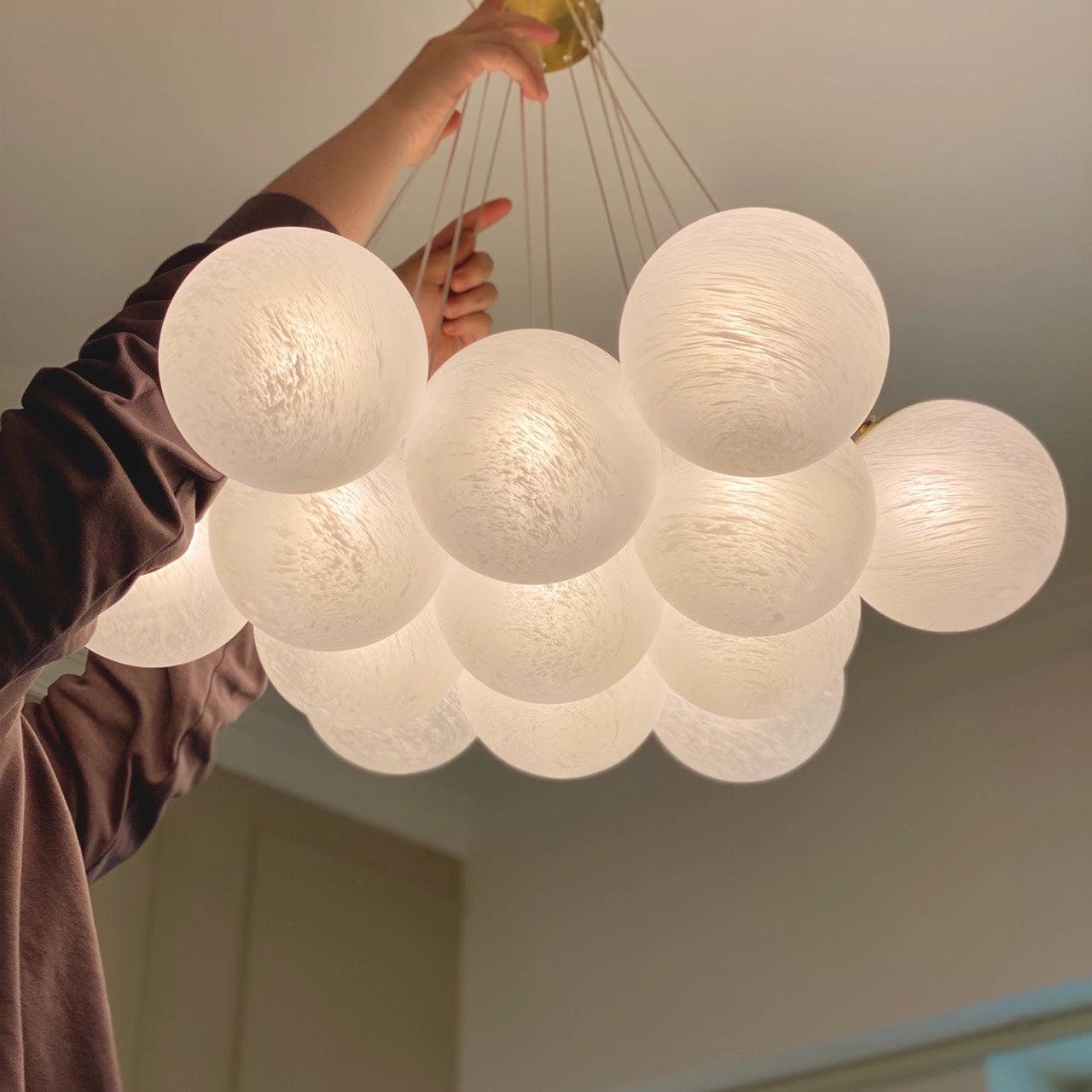 Glass Cluster Chandelier - Letslighting