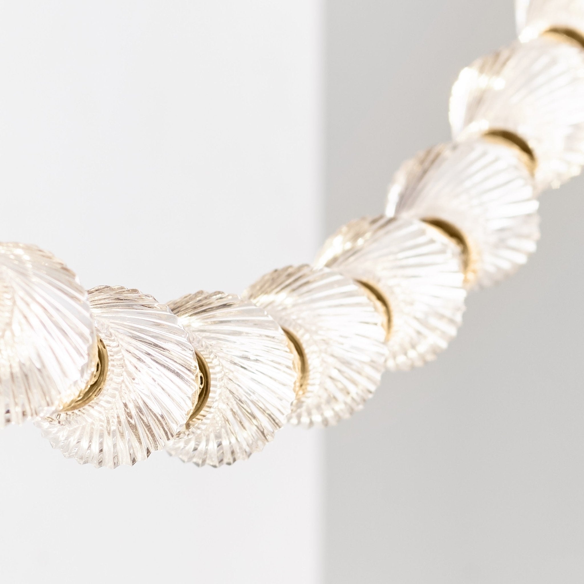 Pearlene Beaded Metal Chandelier - Letslighting