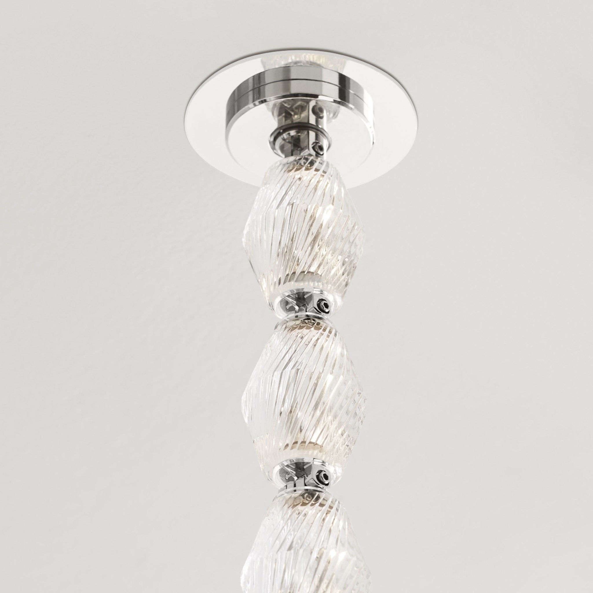 Pearlene Beaded Metal Chandelier - Letslighting