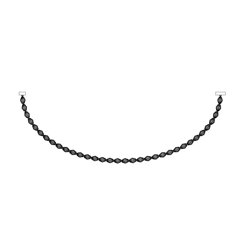 Pearlene Beaded Metal Chandelier - Letslighting