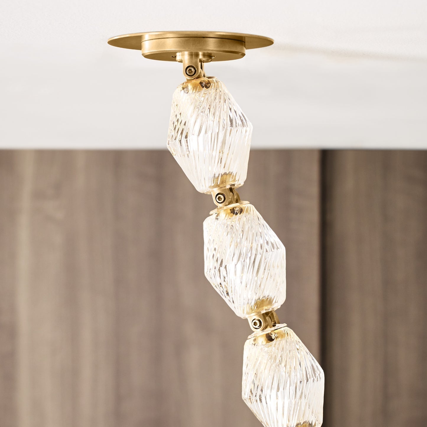 Pearlene Beaded Metal Chandelier - Letslighting