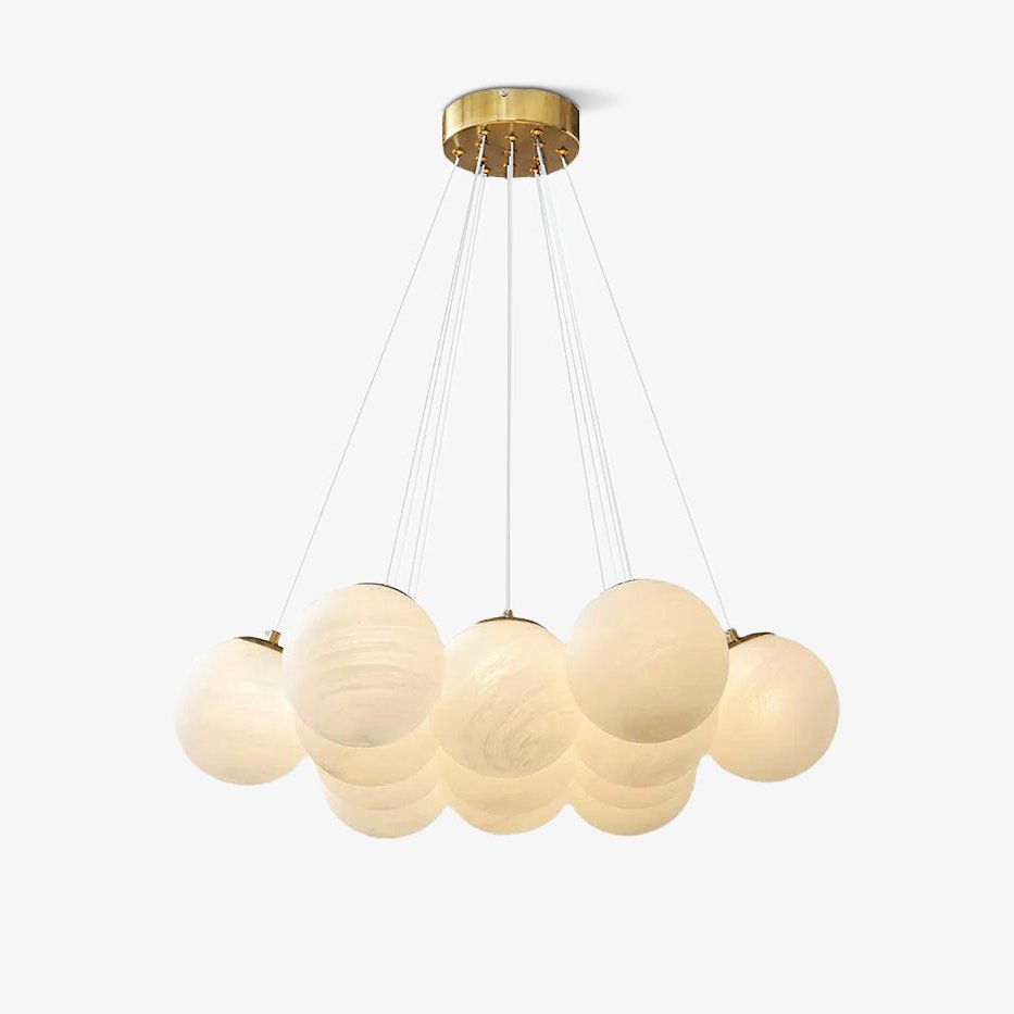 Glass Cluster Chandelier - Letslighting