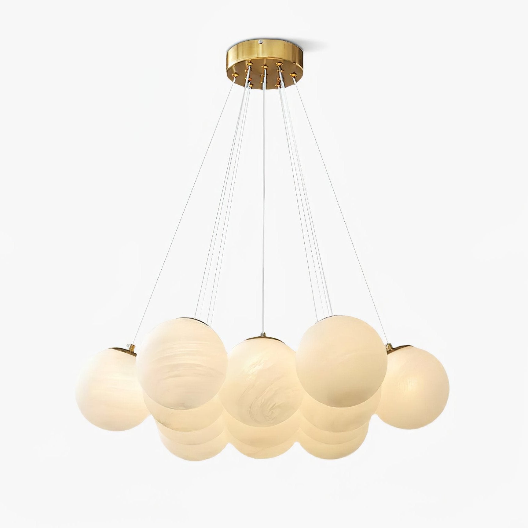 Glass Cluster Chandelier - Letslighting