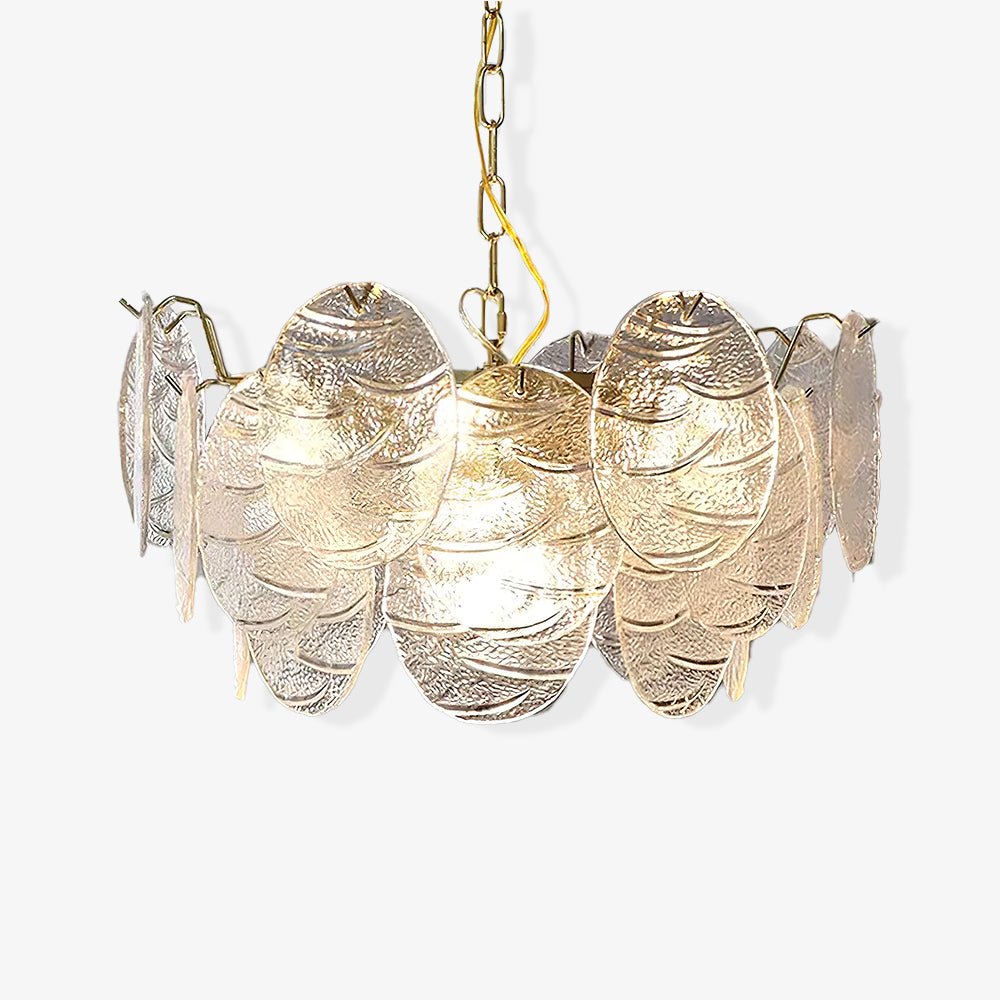 Glass Disc Chandelier - Letslighting