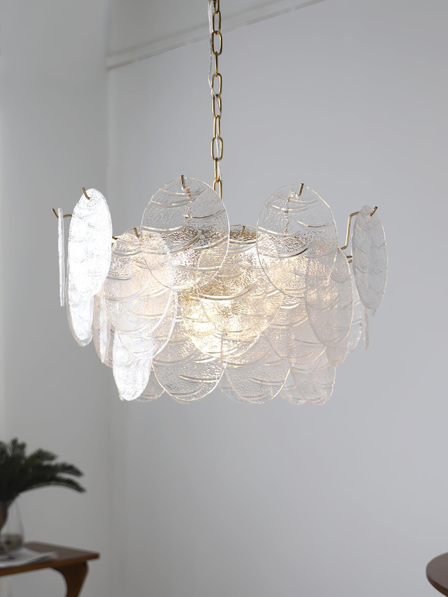 Glass Disc Chandelier - Letslighting