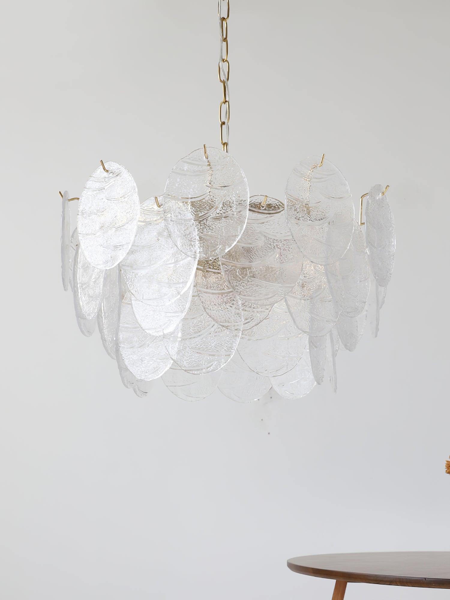 Glass Disc Chandelier - Letslighting