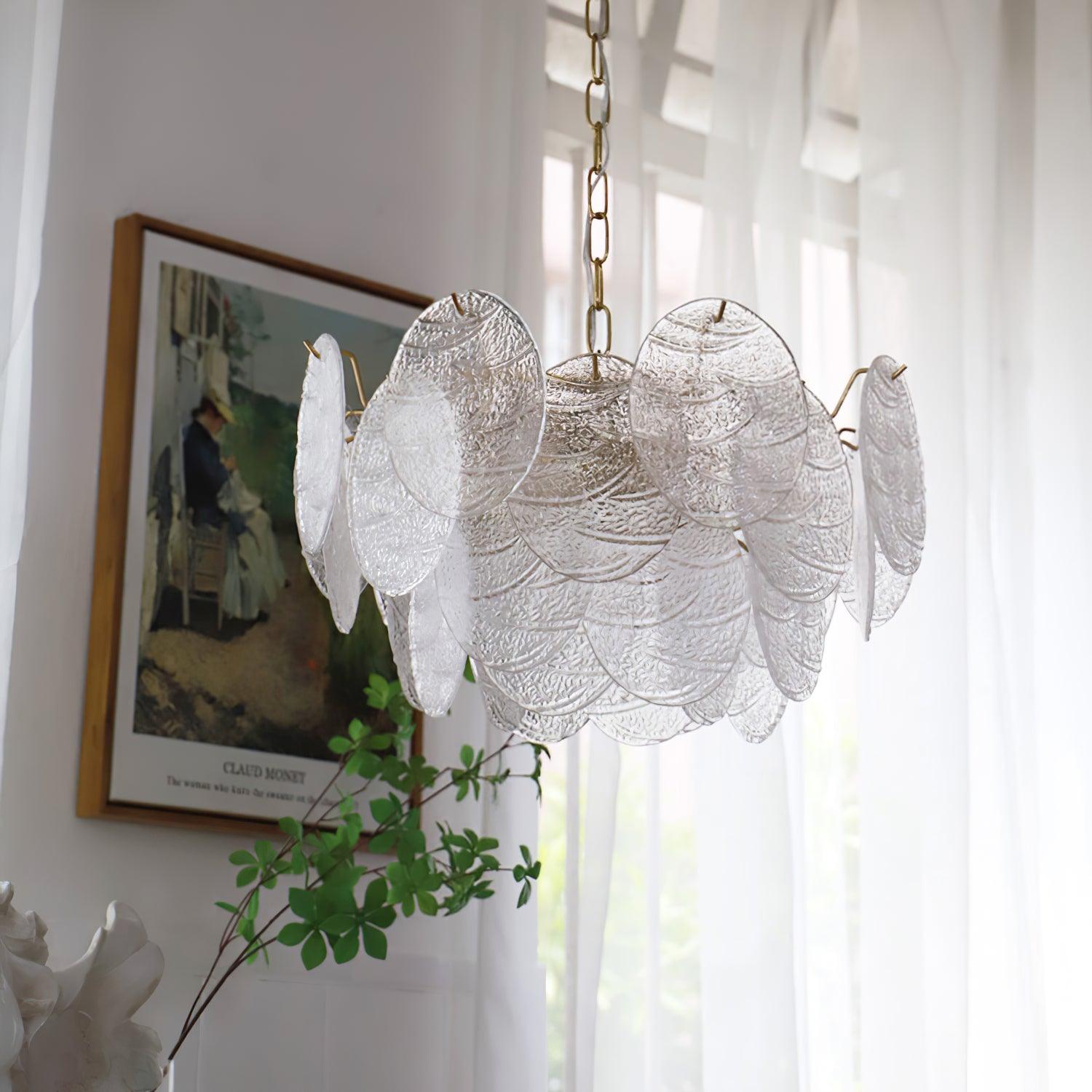 Glass Disc Chandelier - Letslighting