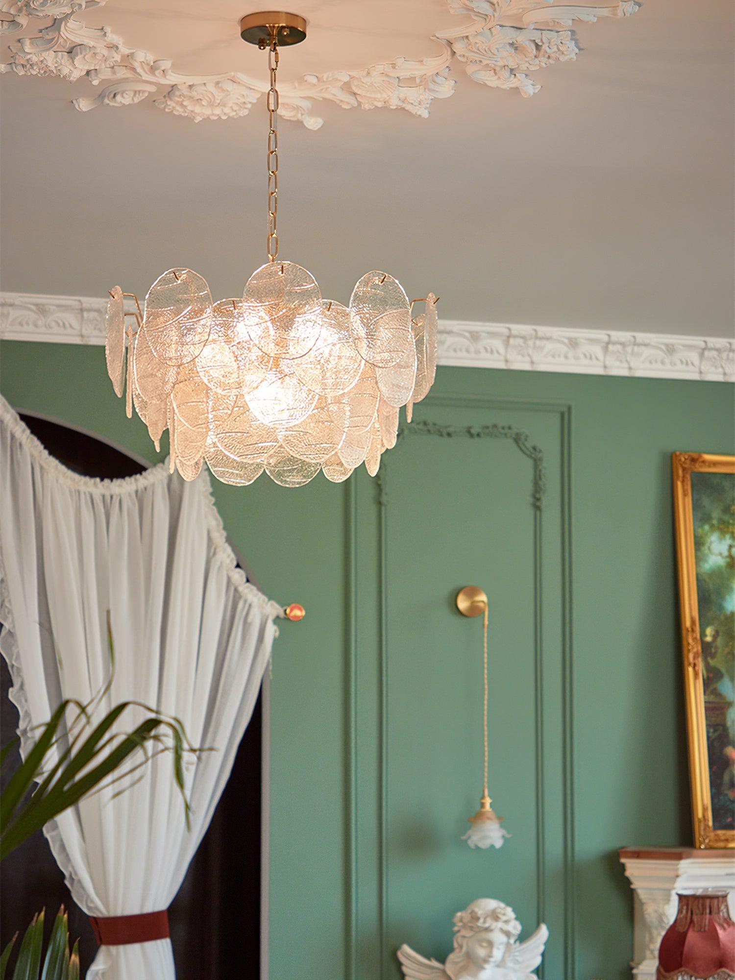 Glass Disc Chandelier - Letslighting