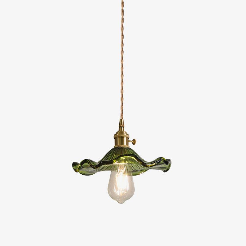 Glass Hibiscus Flower Pendant Light - Letslighting