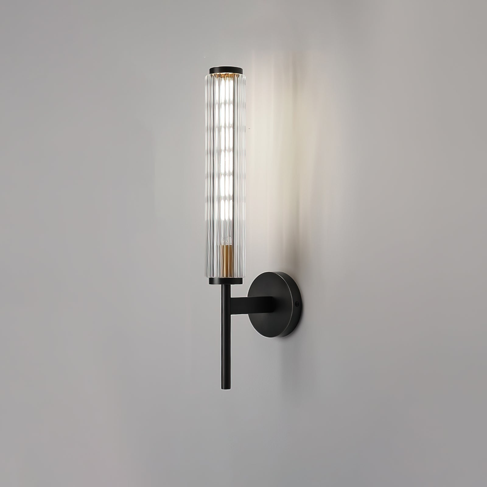 Glass Linear Brass Wall Light - Letslighting