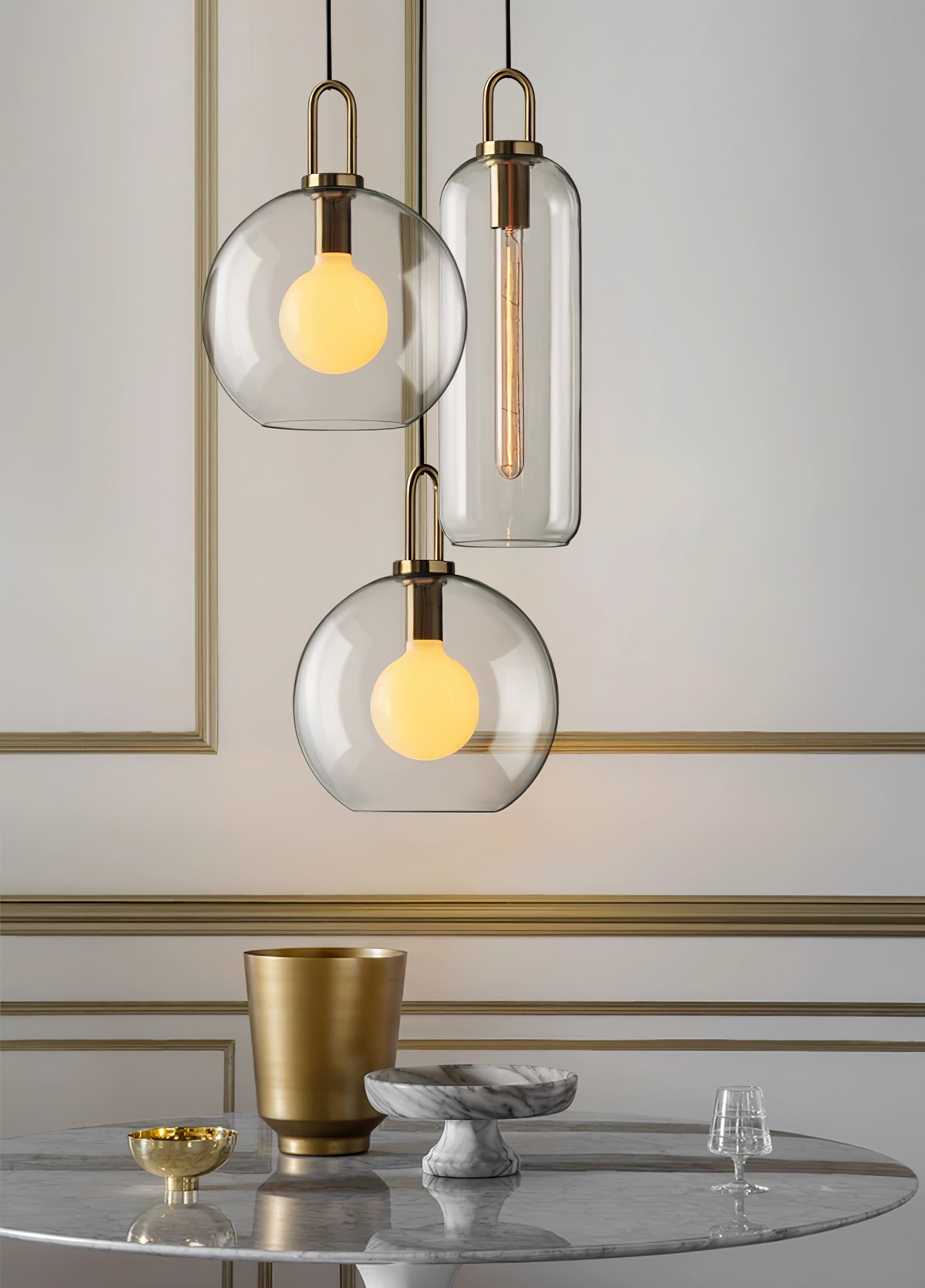 Pendulum Glass Pendant Lamp - Letslighting