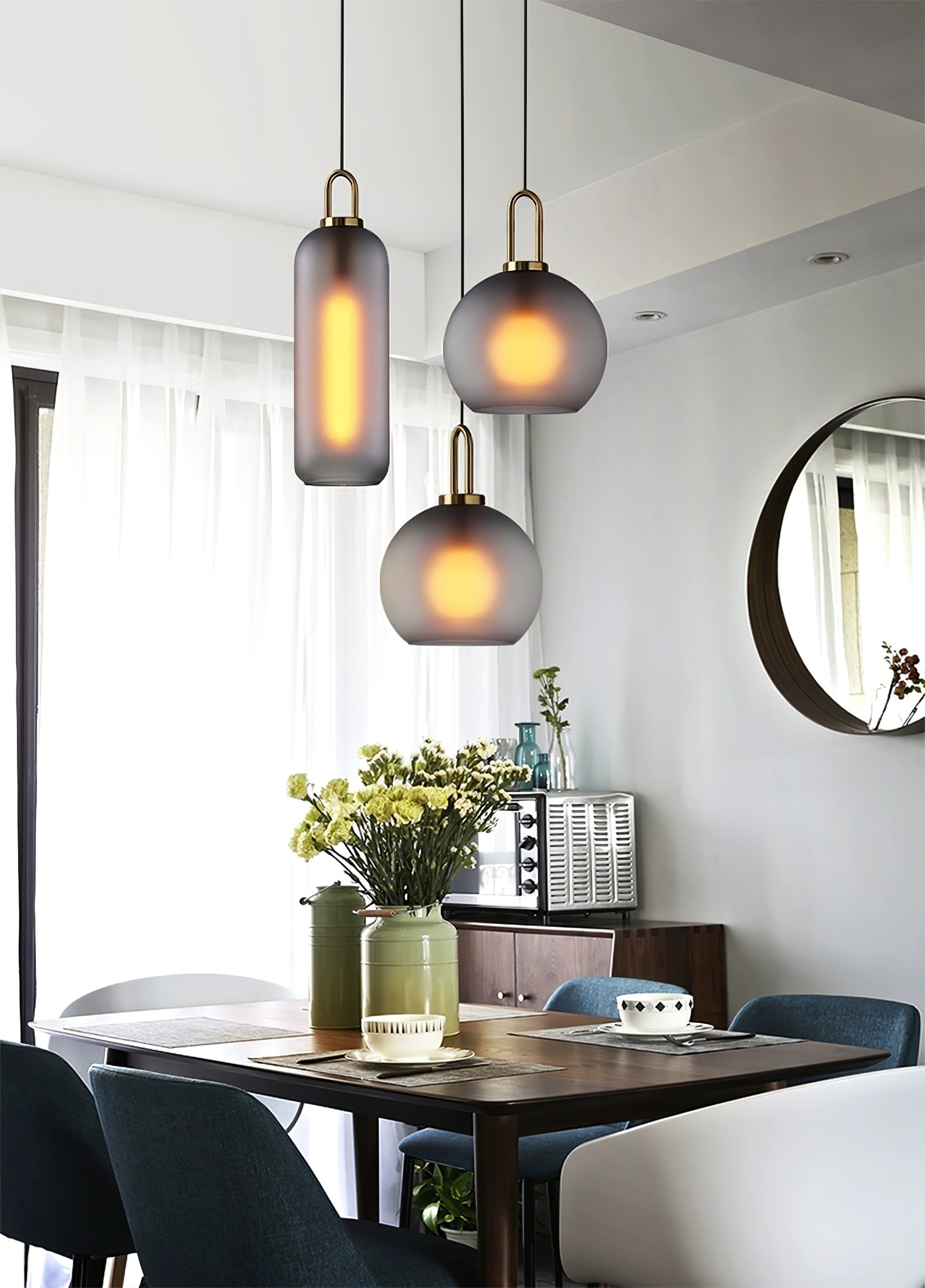 Pendulum Glass Pendant Lamp - Letslighting