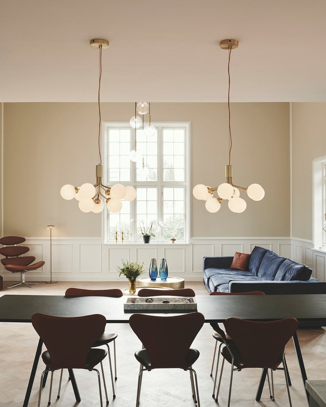 Glass Sphere Cluster Chandelier - Letslighting