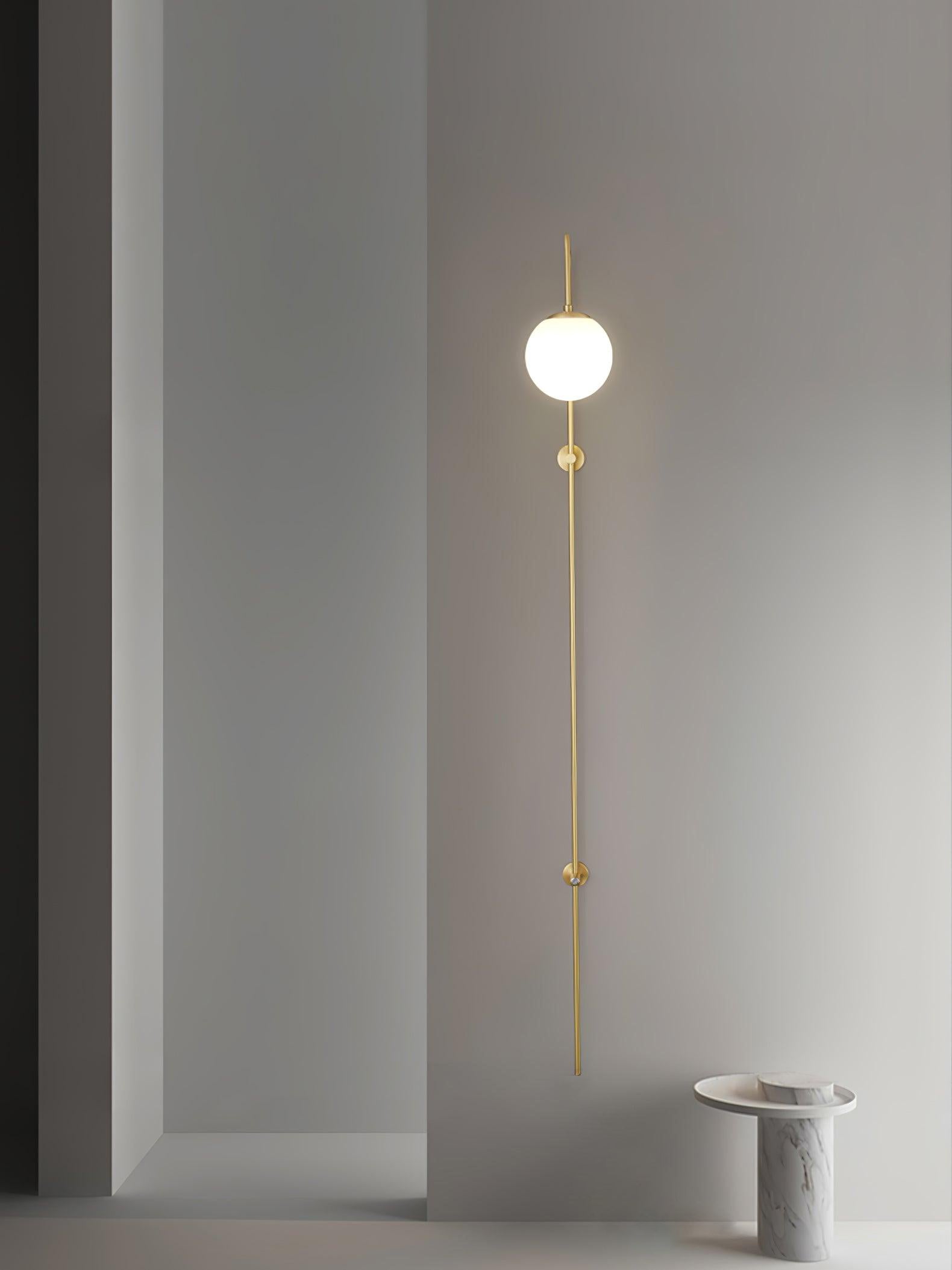 Globe Brass Wall Sconce - Letslighting