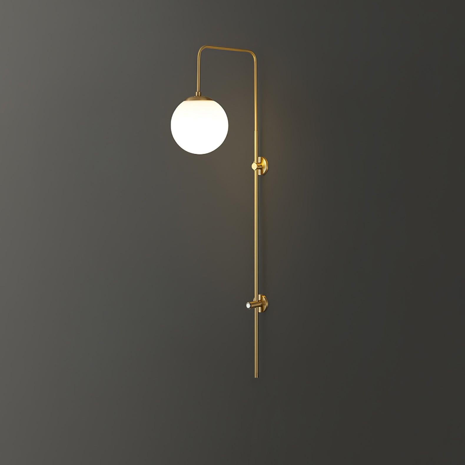 Globe Brass Wall Sconce - Letslighting
