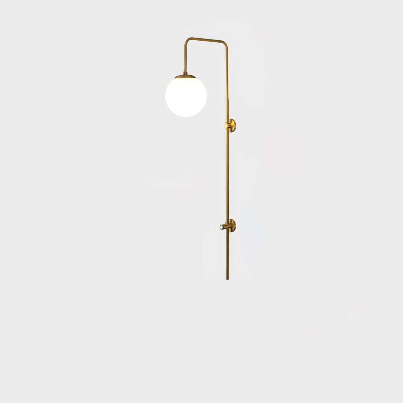 Globe Brass Wall Sconce - Letslighting