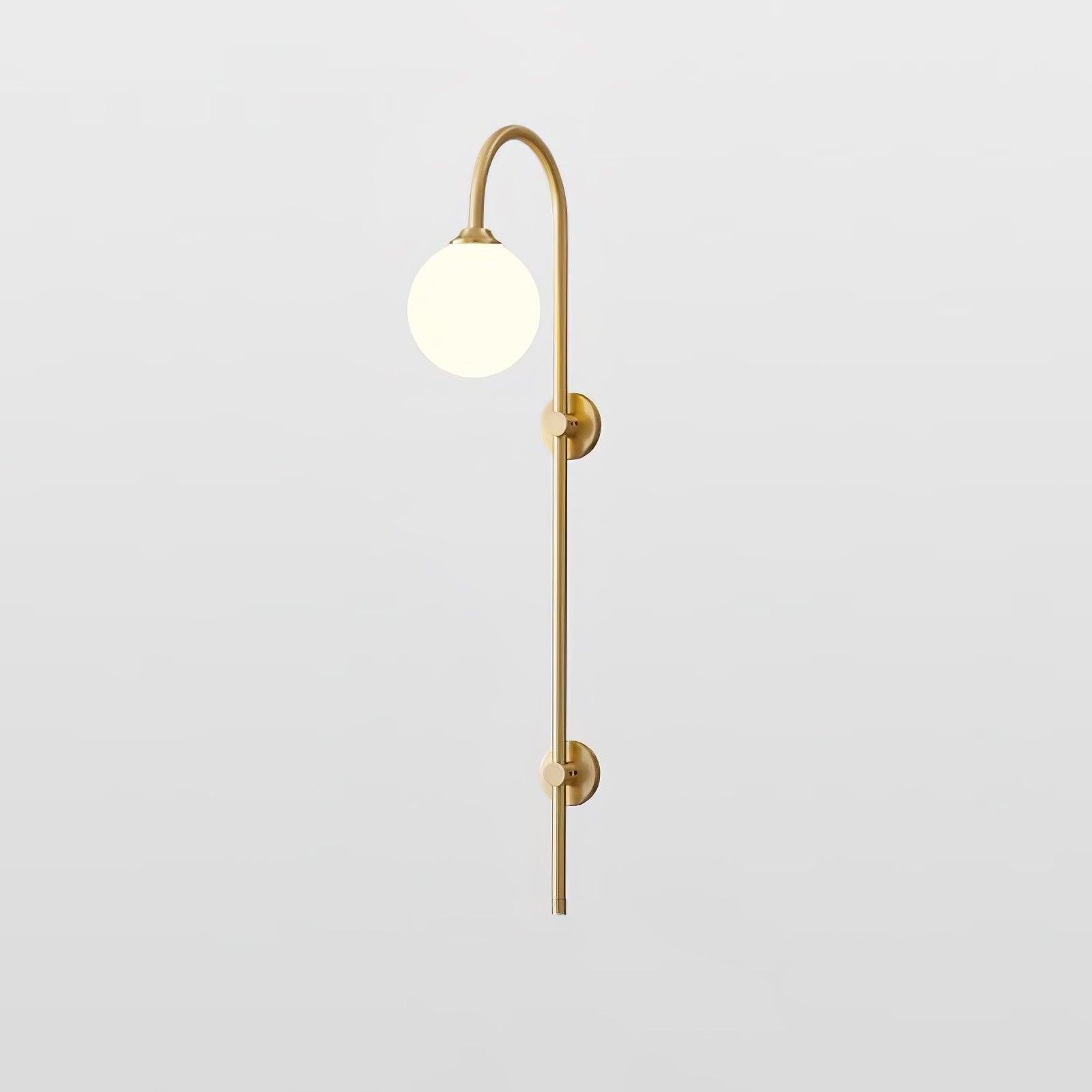 Globe Brass Wall Sconce - Letslighting