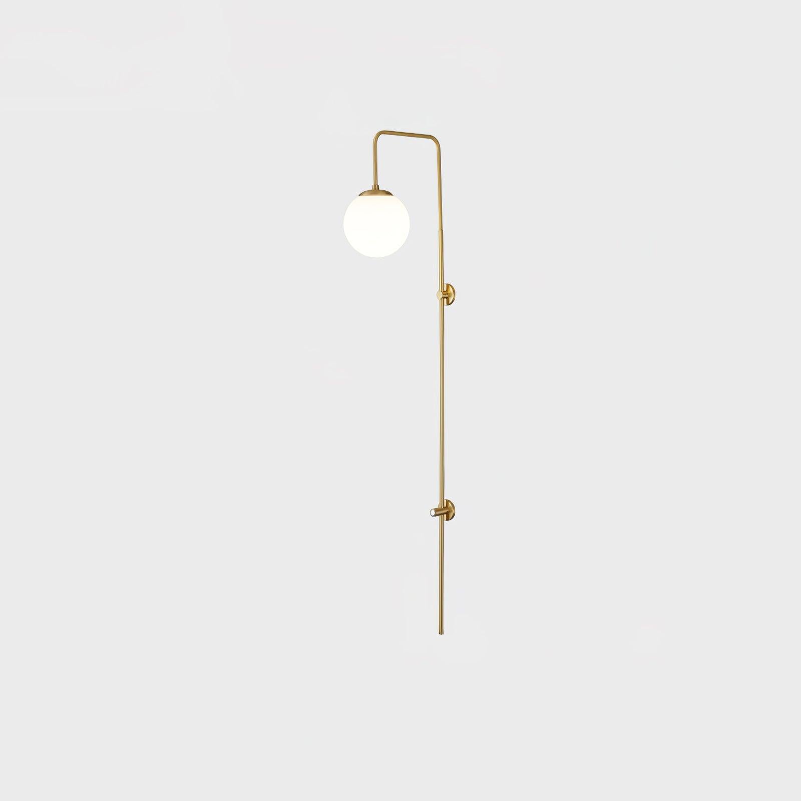 Globe Brass Wall Sconce - Letslighting