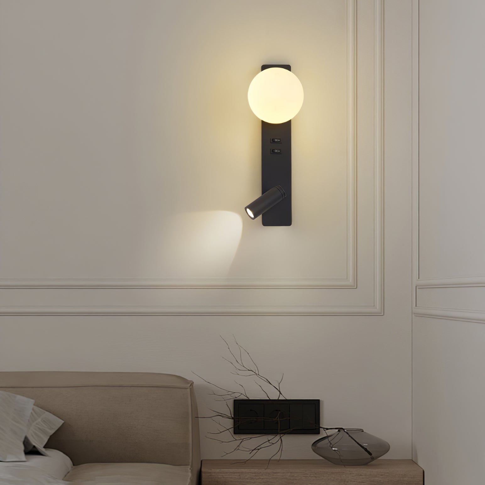 Glos Slim wall lamp - Letslighting