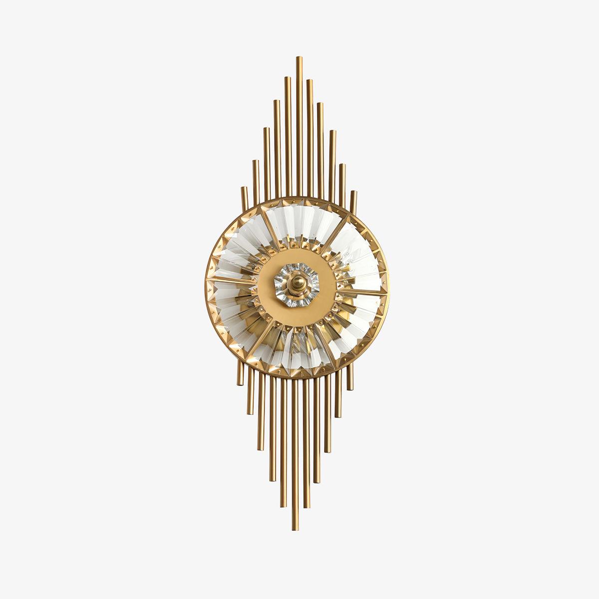 Crystal Gear Gold Wall Light - Letslighting