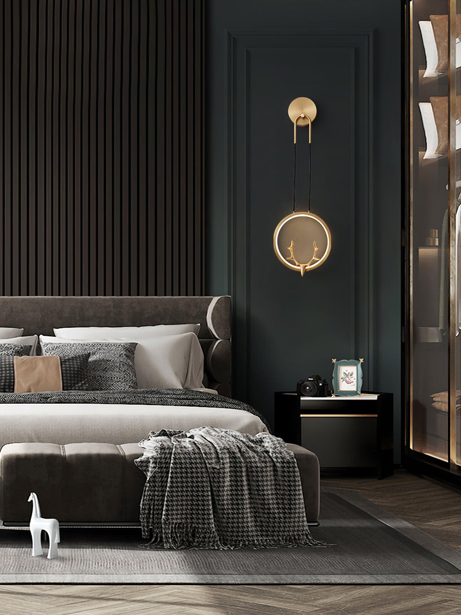 Golden Antler Wall Light - Letslighting