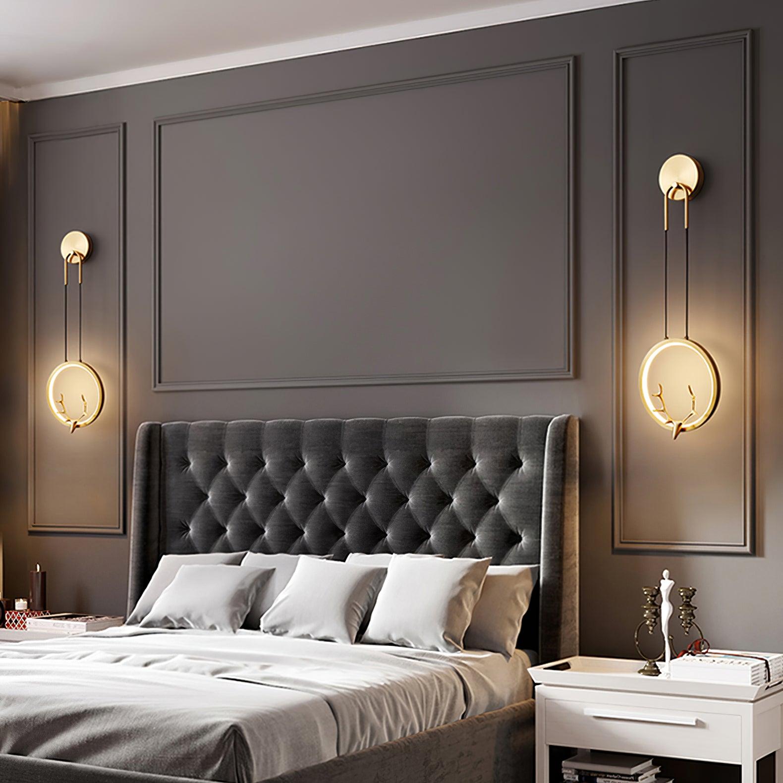 Golden Antler Wall Light - Letslighting