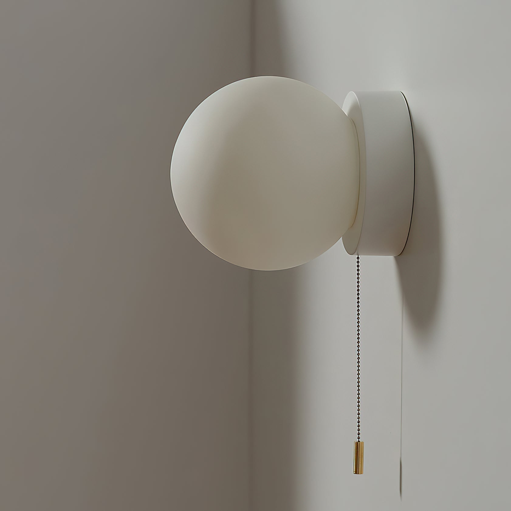 Aurlirira Modern Minimalist Metal Glass Wall Lamp - Lamp Copper