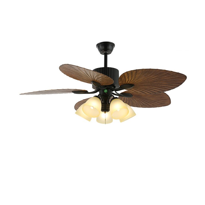 Ventilador de Techo Tropical Virel de Madera con Luz