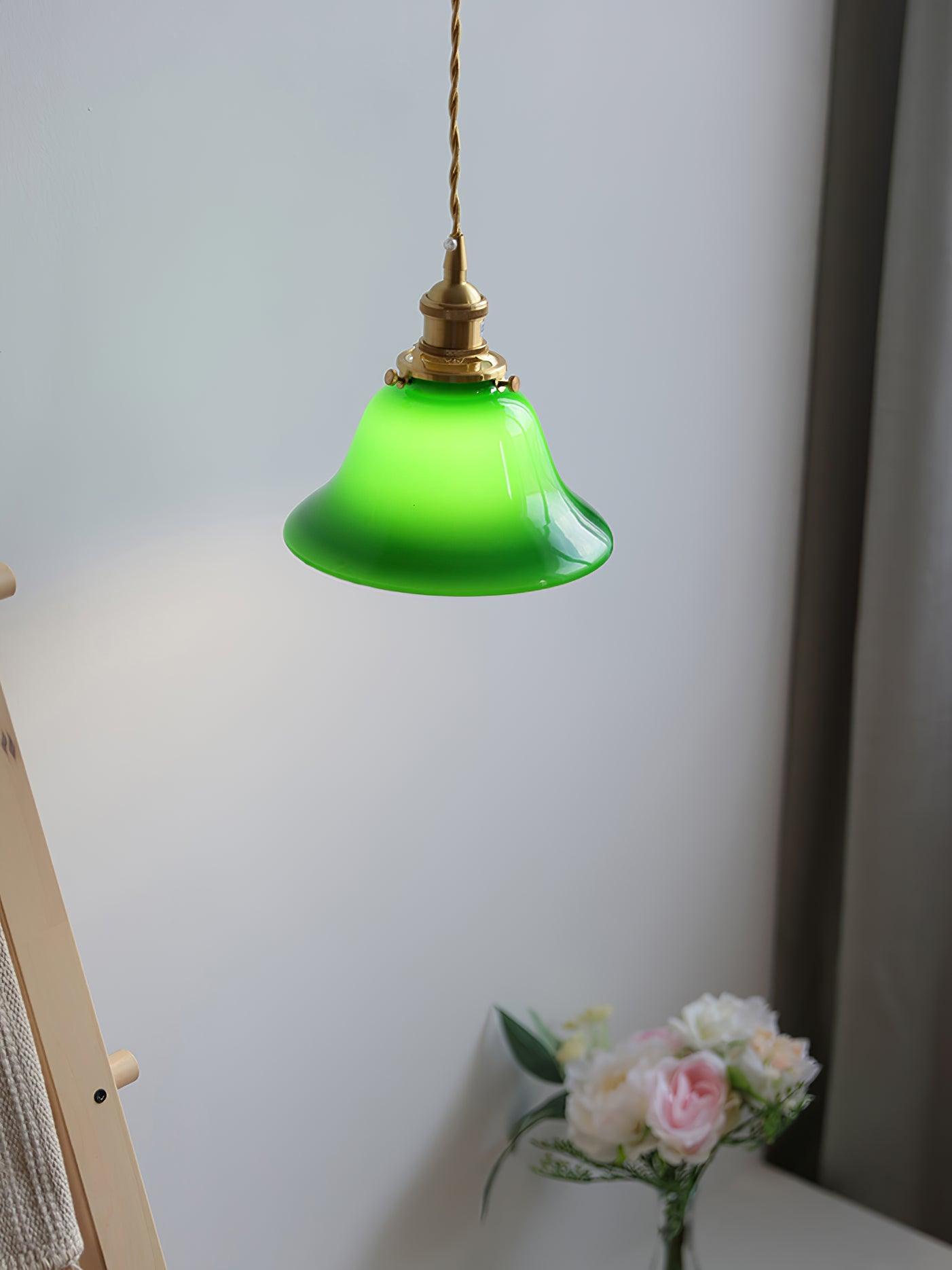 Green Bell Pendant Light - Letslighting