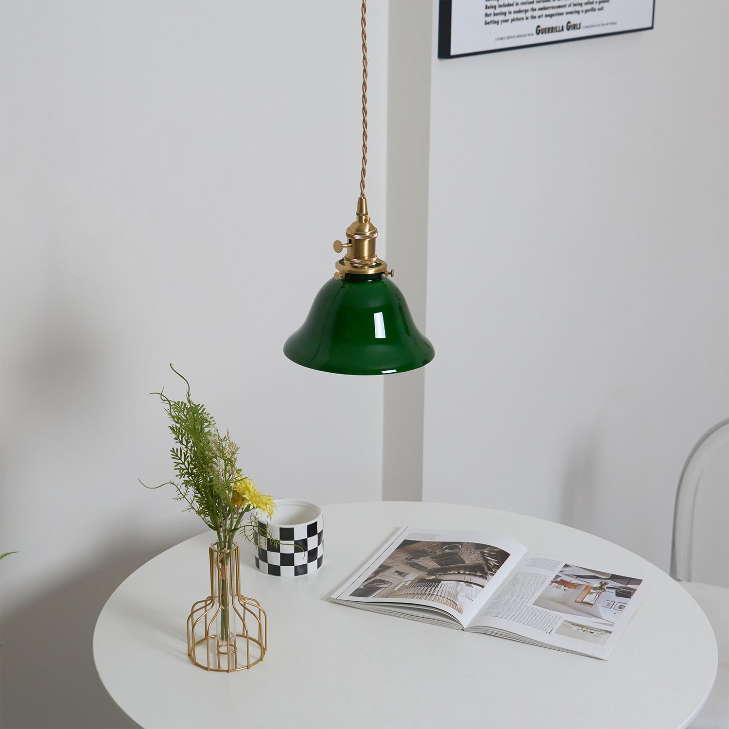 Green Bell Pendant Light - Letslighting