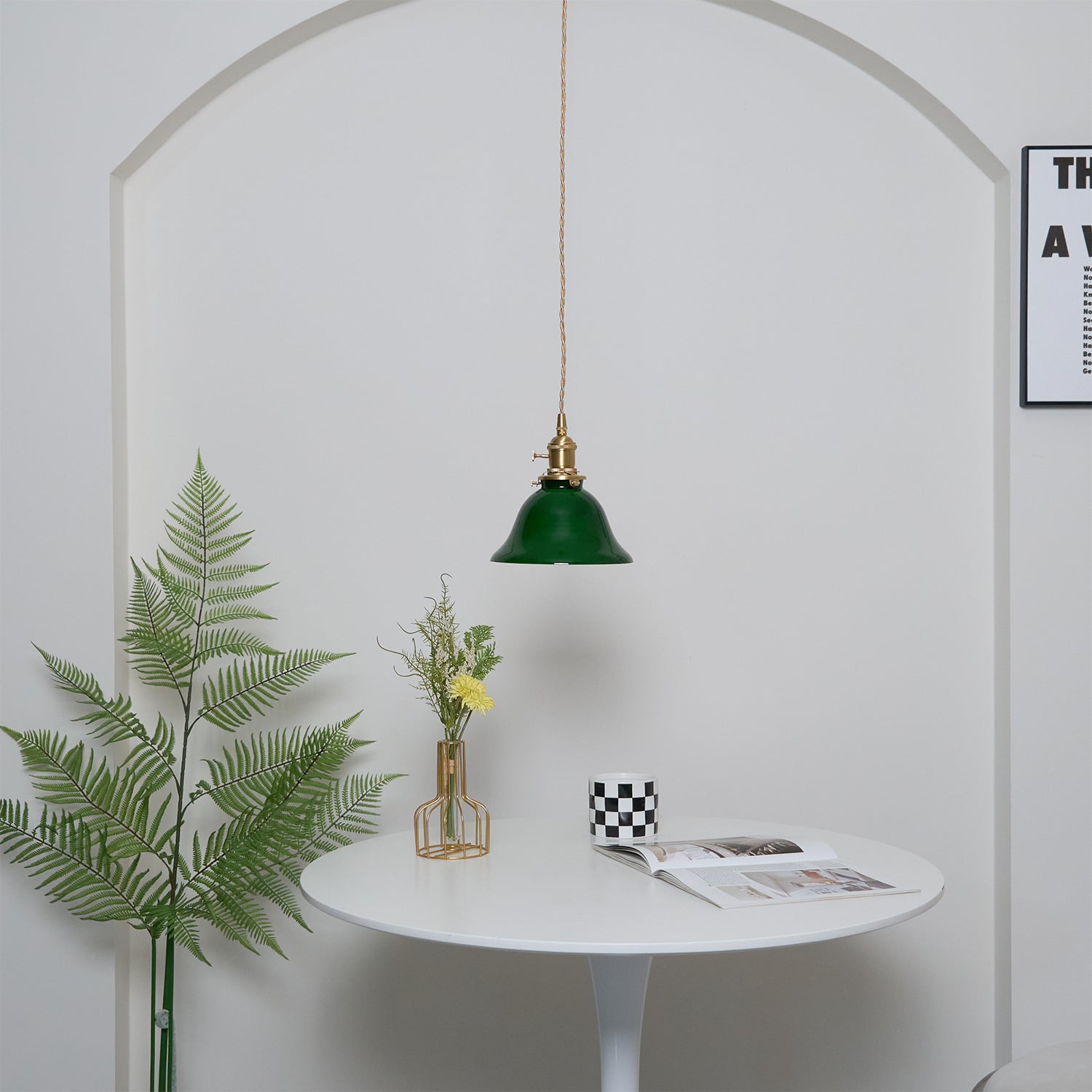 Green Bell Pendant Light - Letslighting