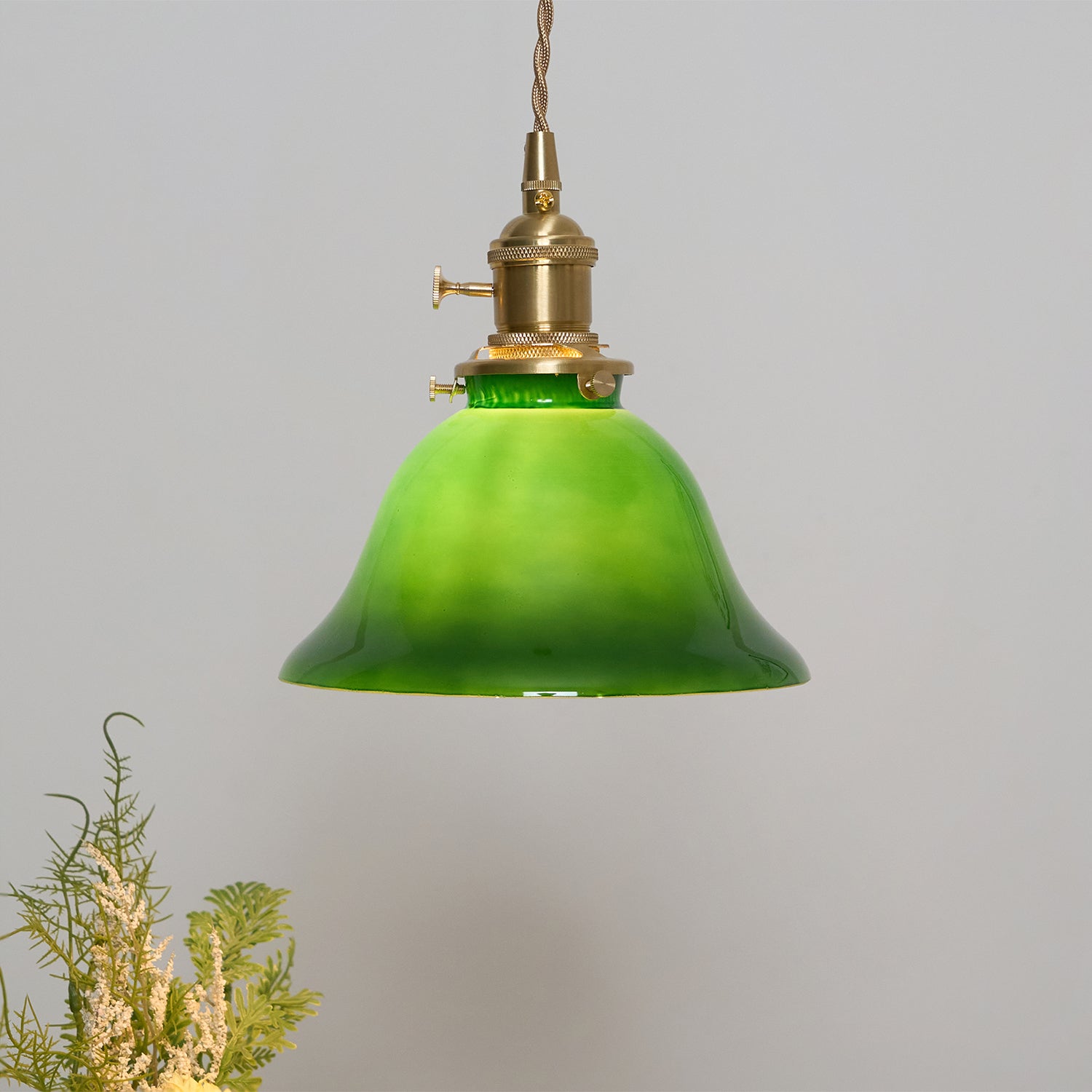 Green Bell Pendant Light - Letslighting