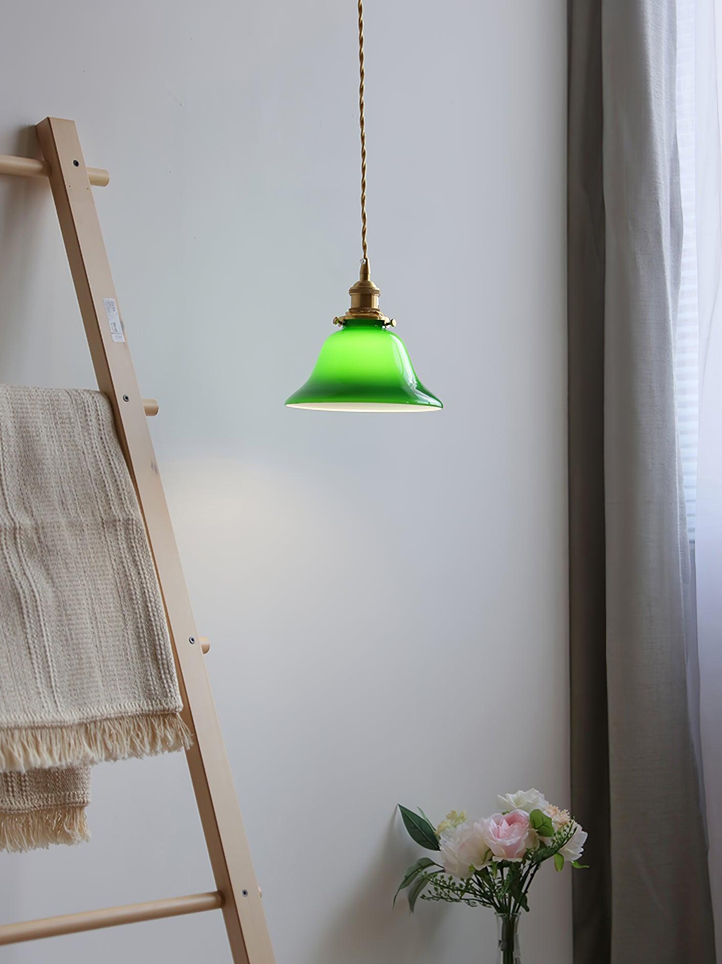 Green Bell Pendant Light - Letslighting